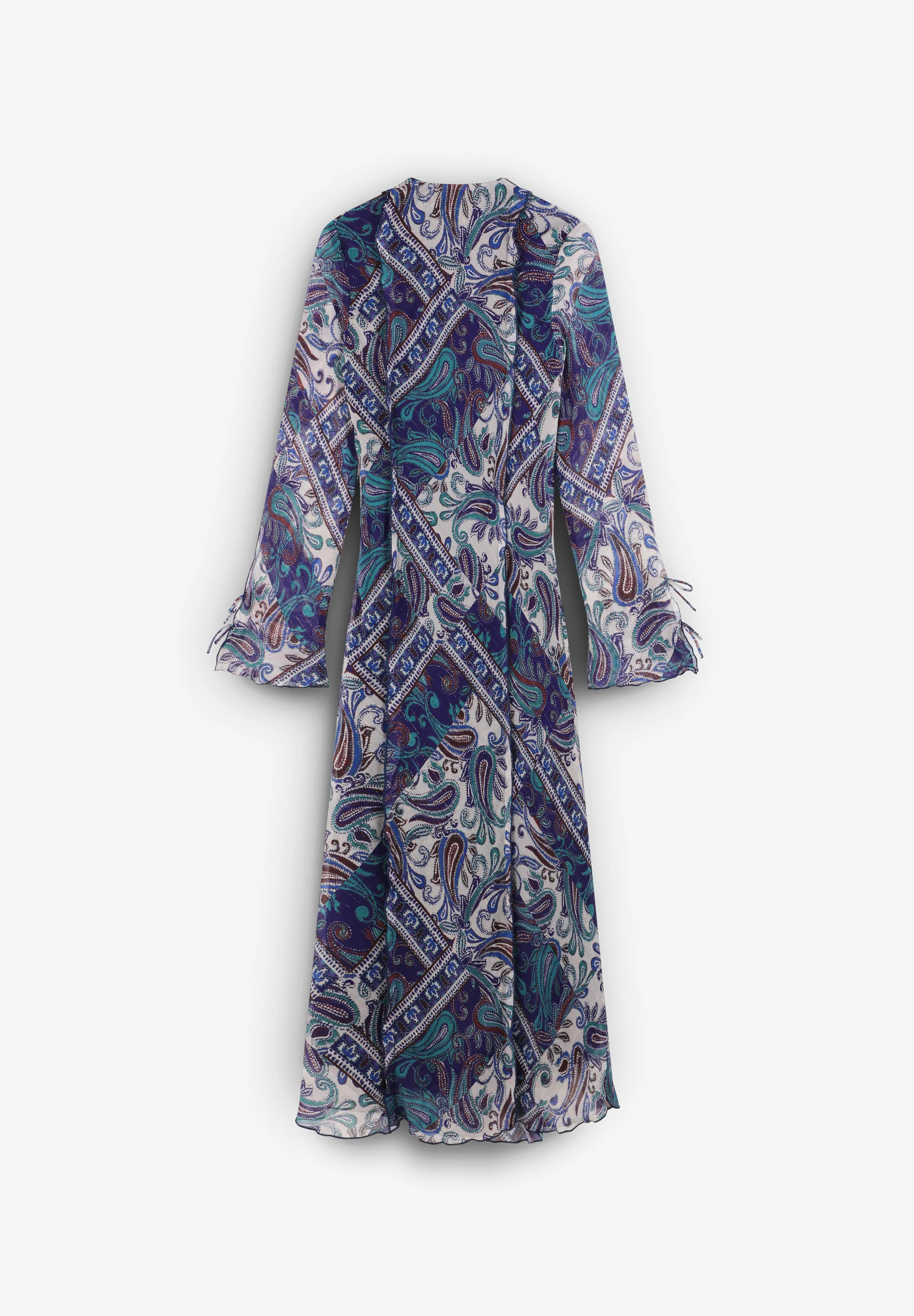 VESTIDO LARGO FLUIDO PAISLEY