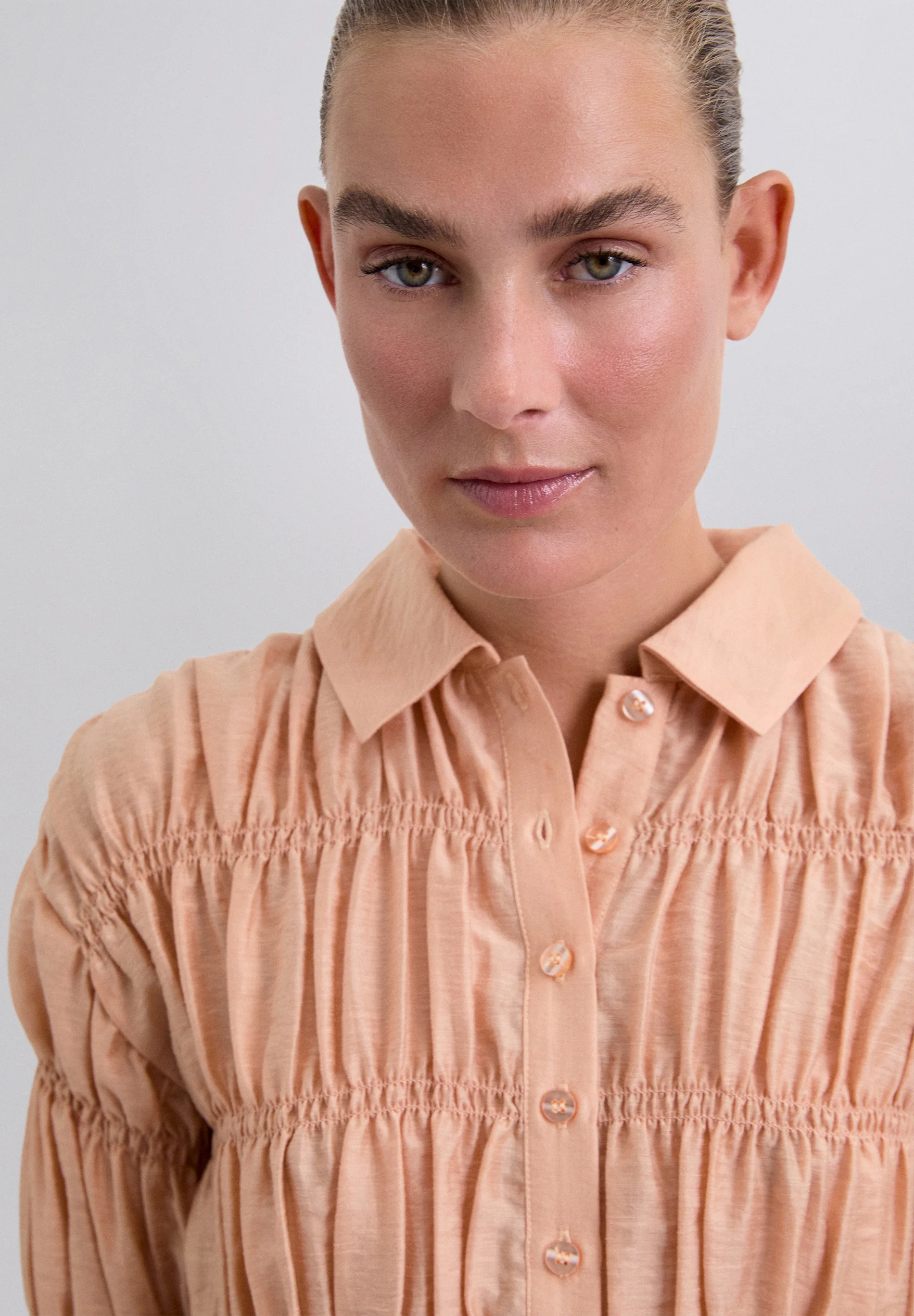 CAMISA SMOCK FRUNCES