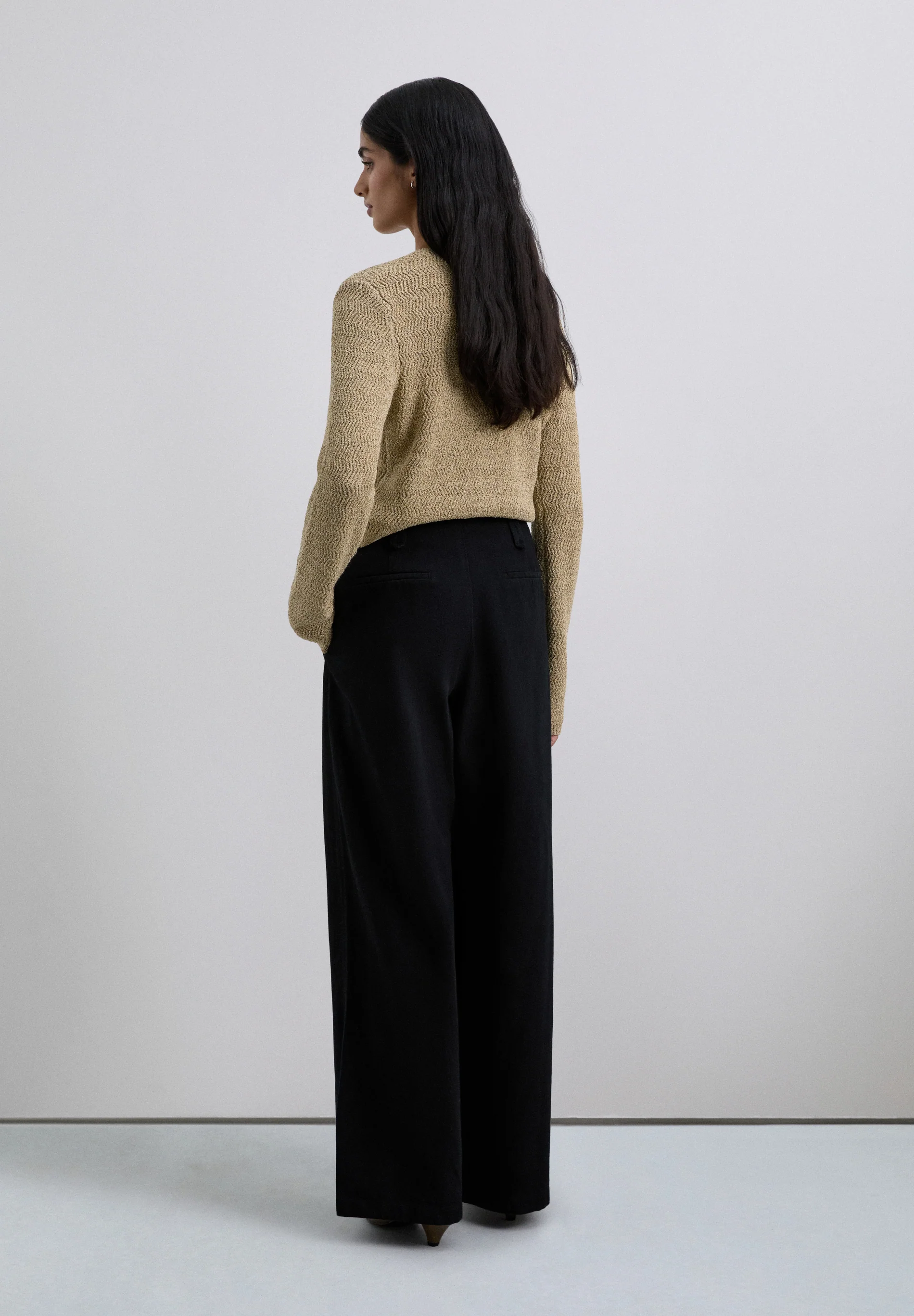 SCPLEATEDWIDECHINO PANT