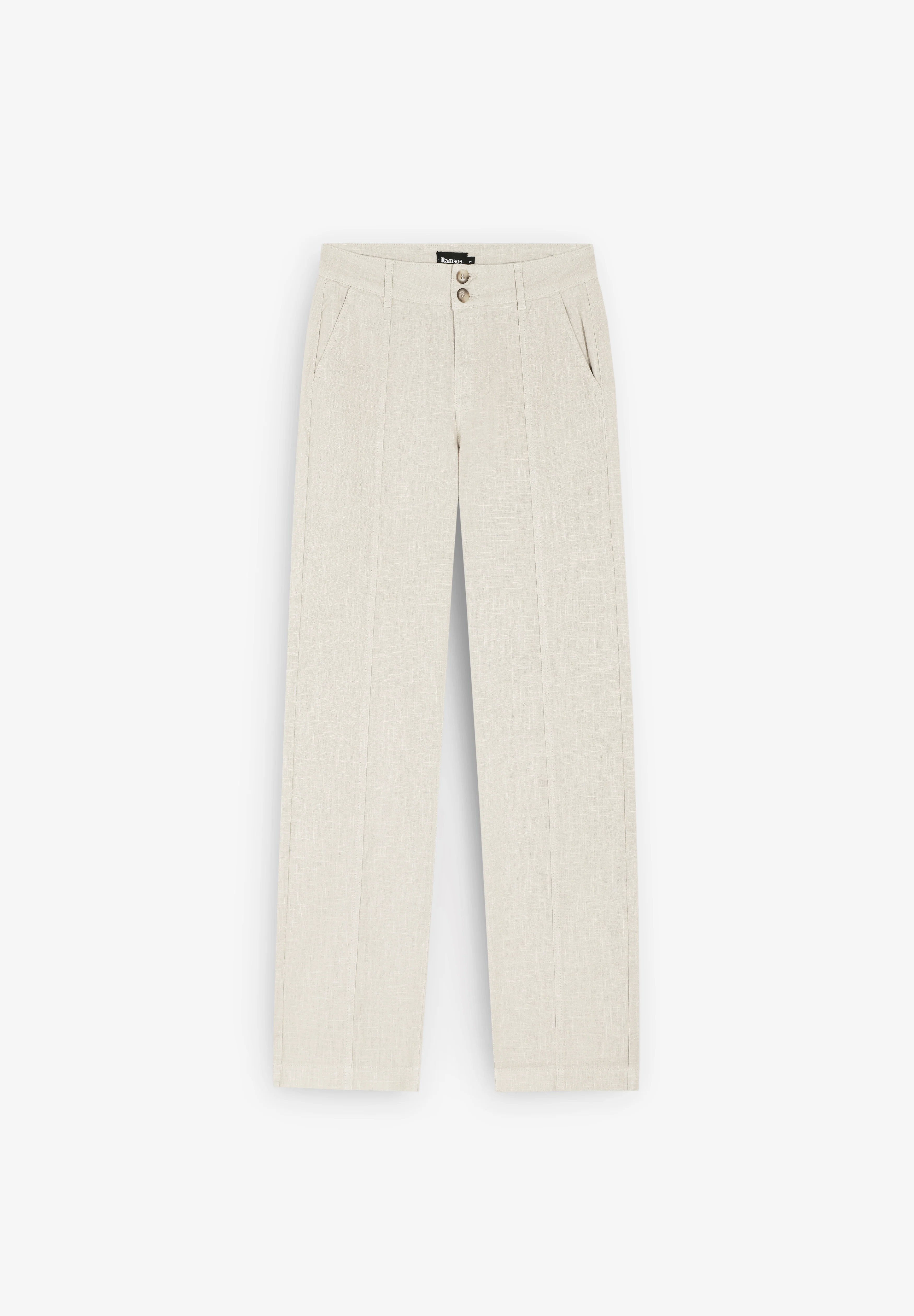 RAMSOS | PANTALÓN DE LINO Y CINTURA BAJA MUJER