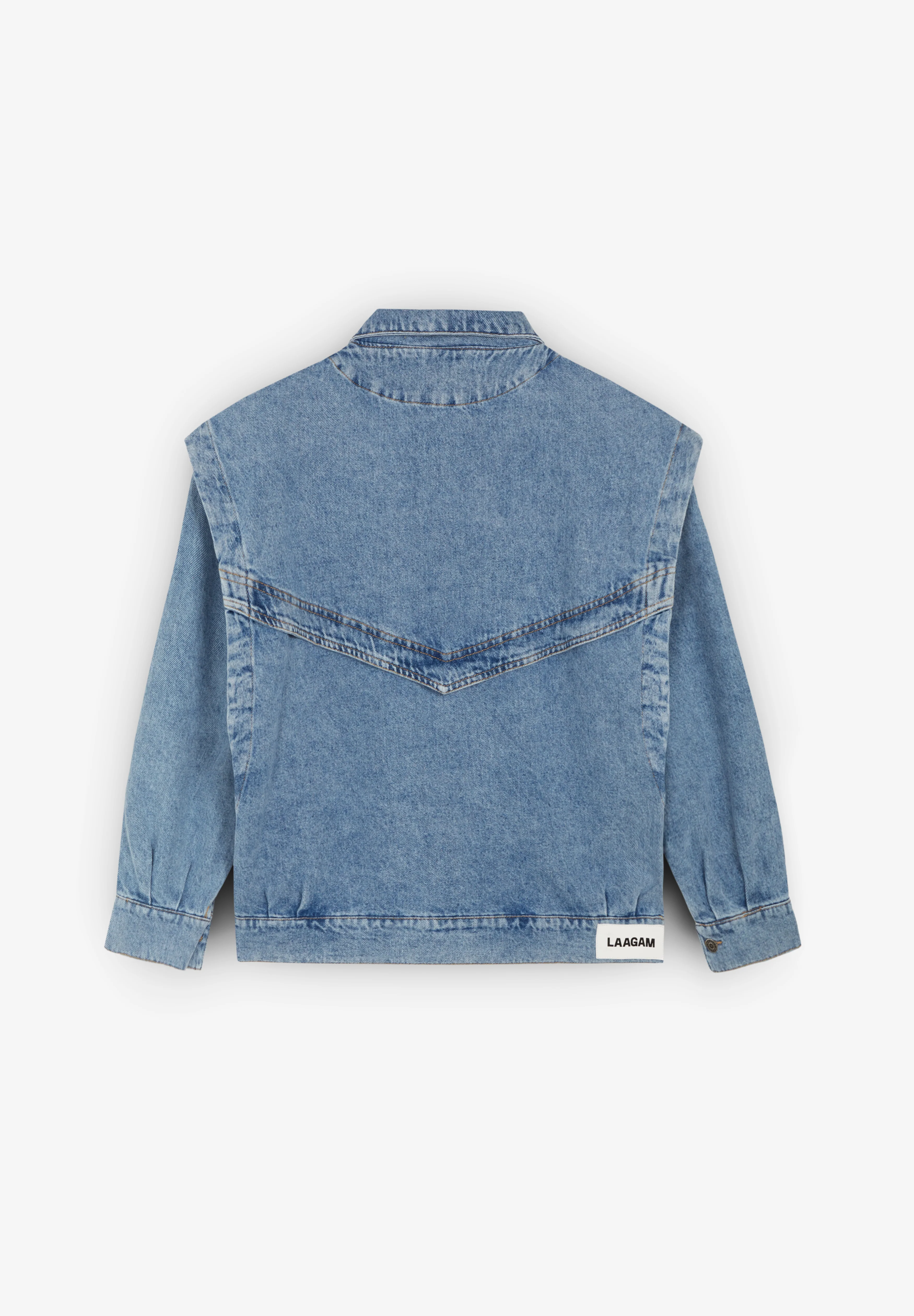 LAAGAM | CHAQUETA MANGAS DESMONTABLES DE-NIMES