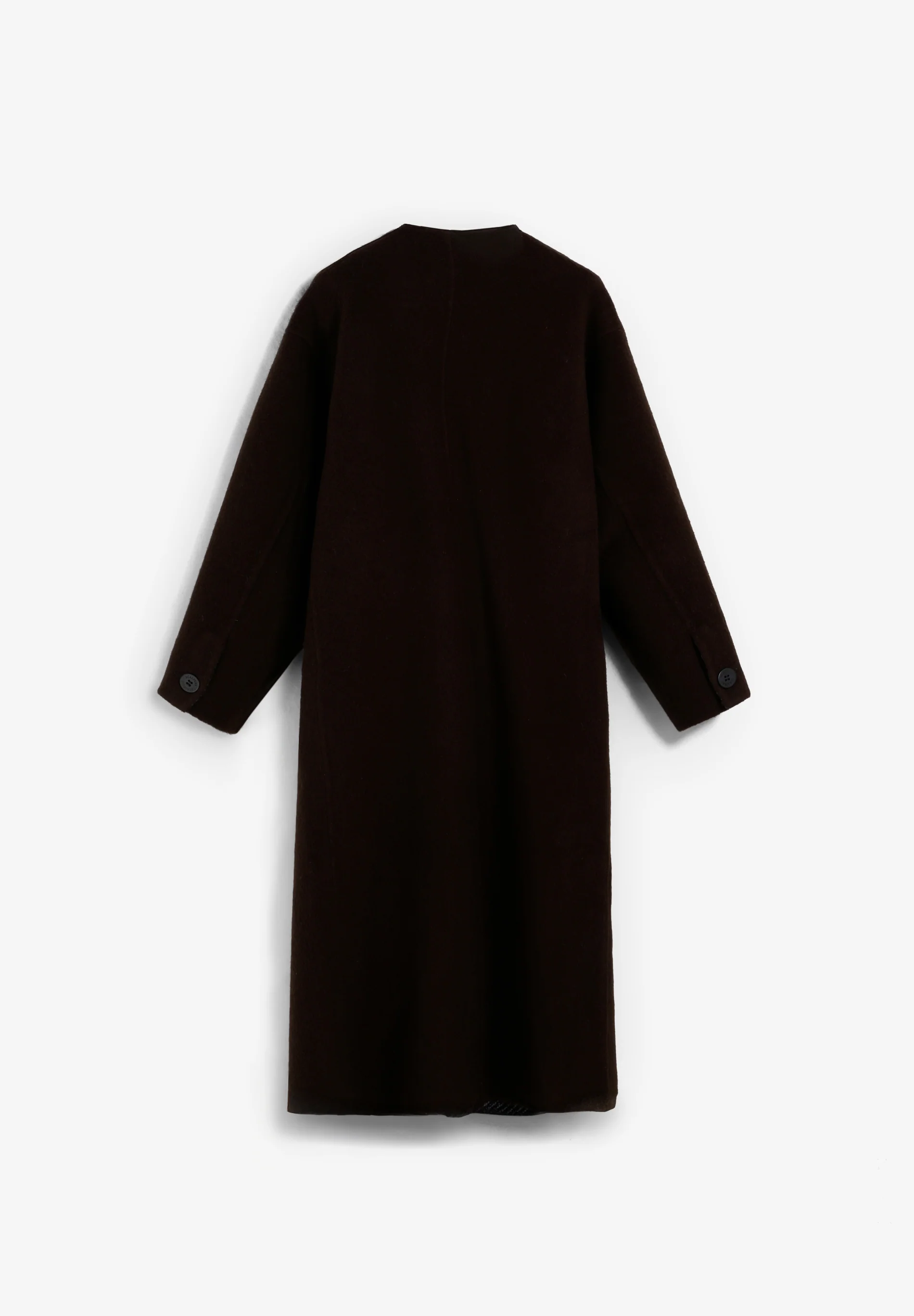 ABRIGO REVERSIBLE MEZCLA LANA