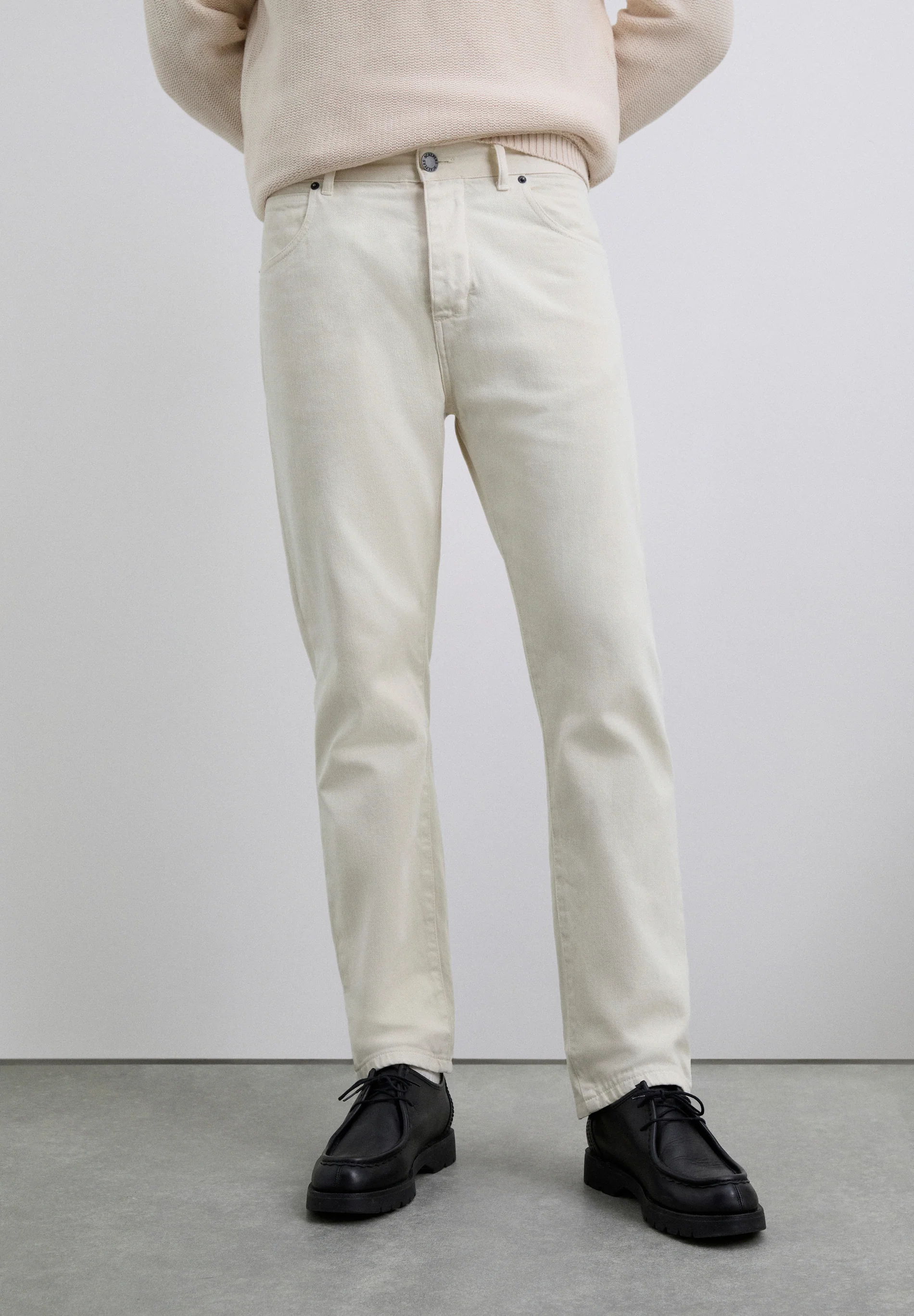 PANTALÓN RECTO ALGODÓN