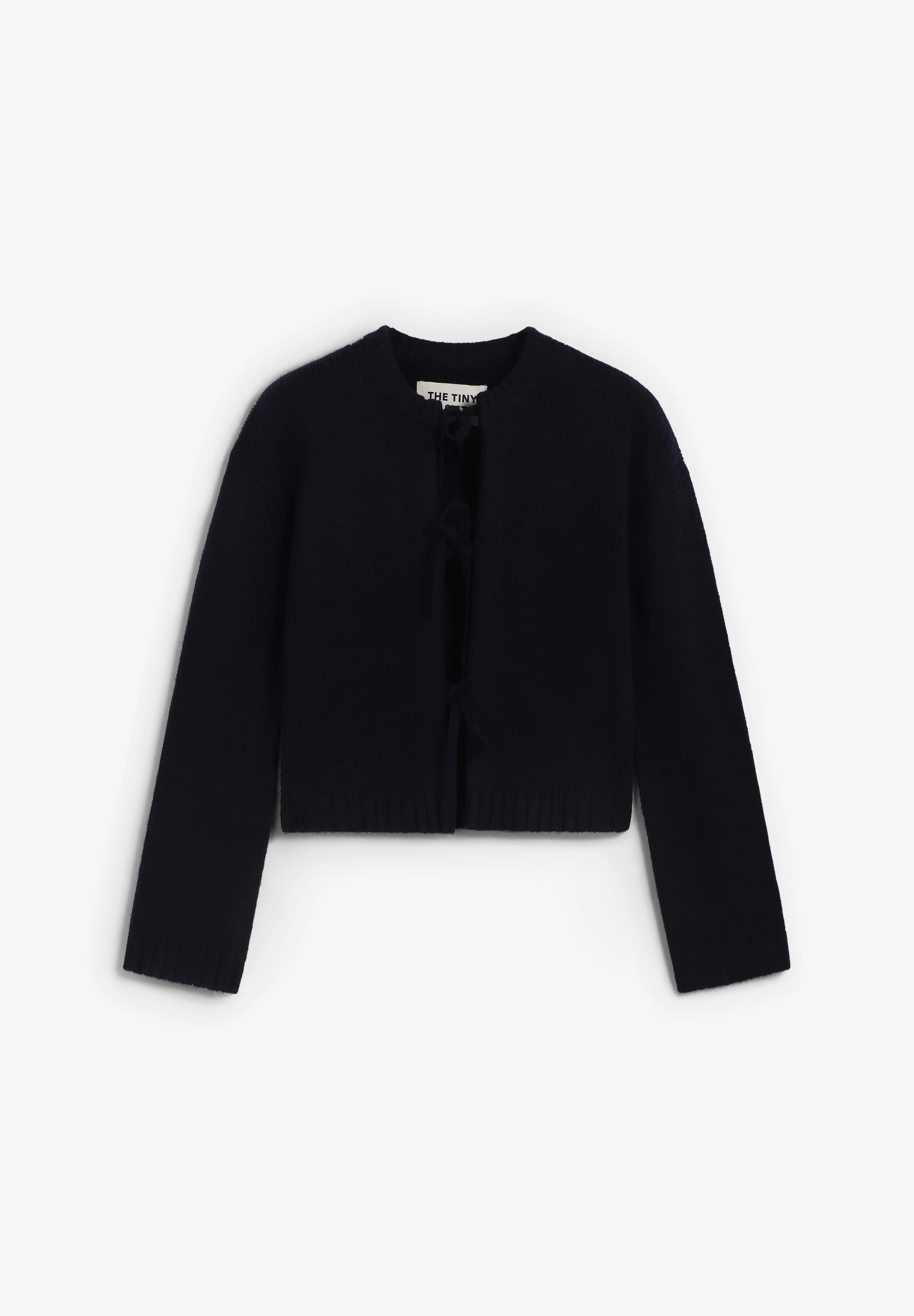 THE TINY BIG SISTER | CARDIGAN TIE DETAIL