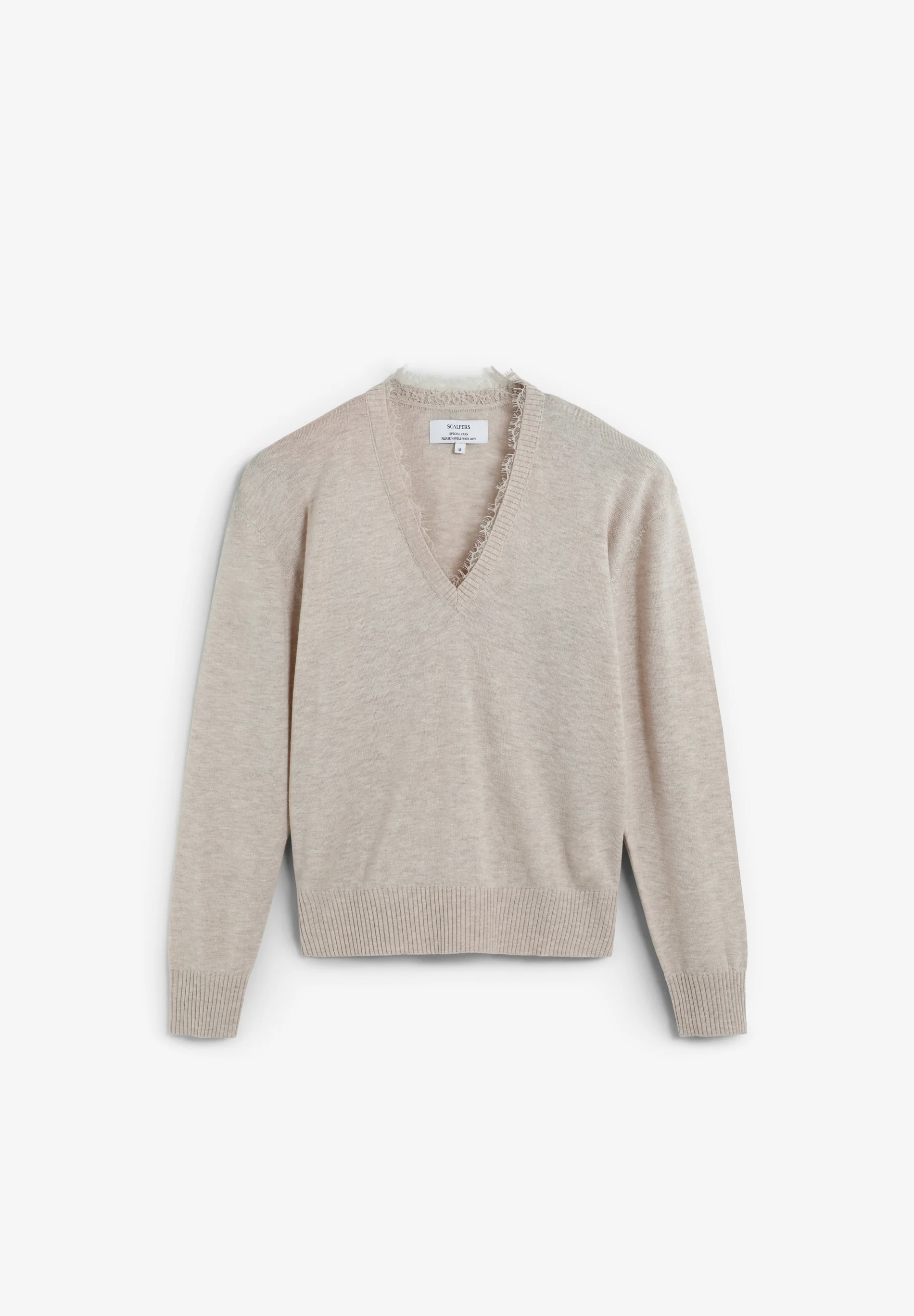 JERSEY ESCOTE V ENCAJE