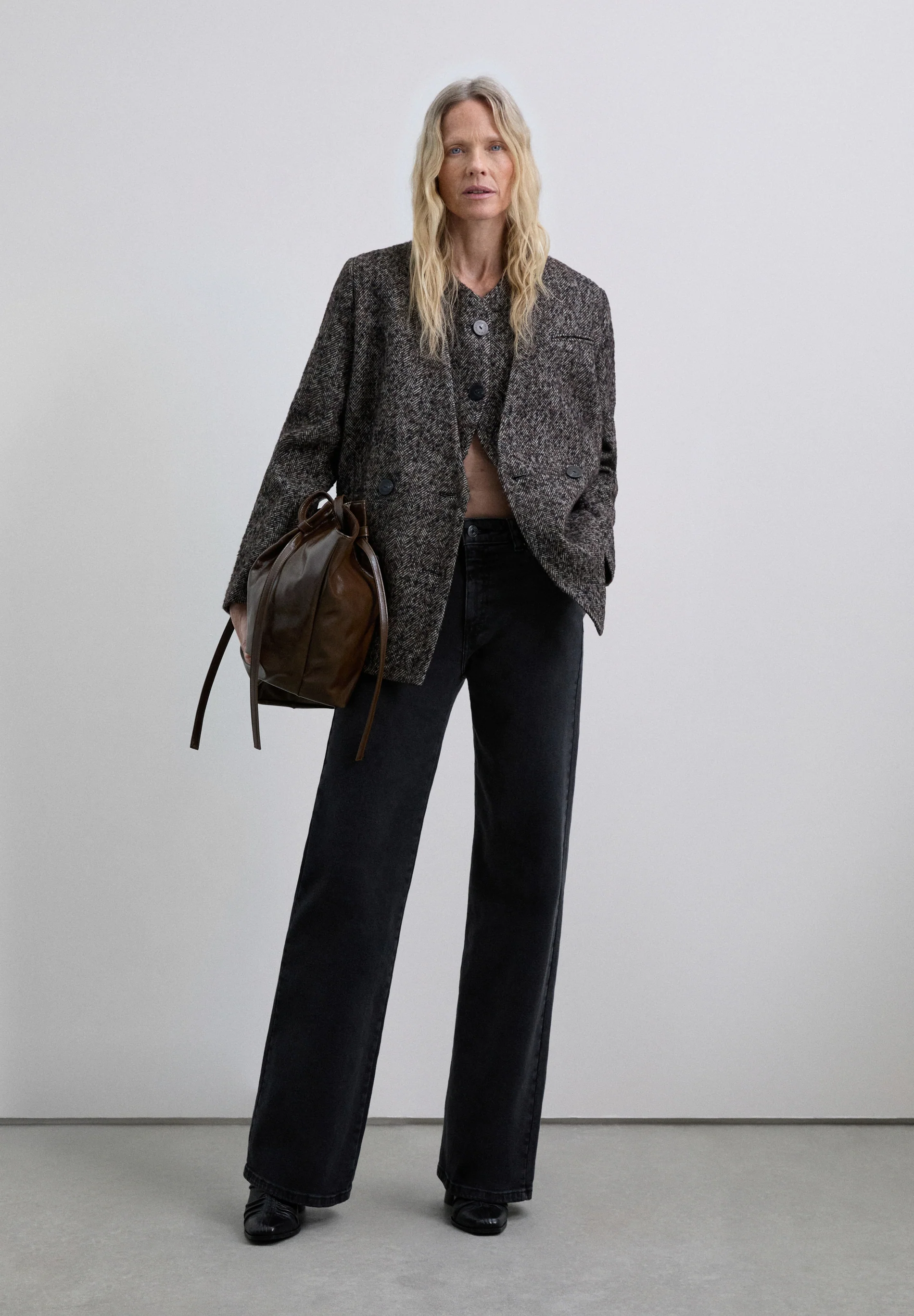 BLAZER SIN SOLAPA ESPIGA