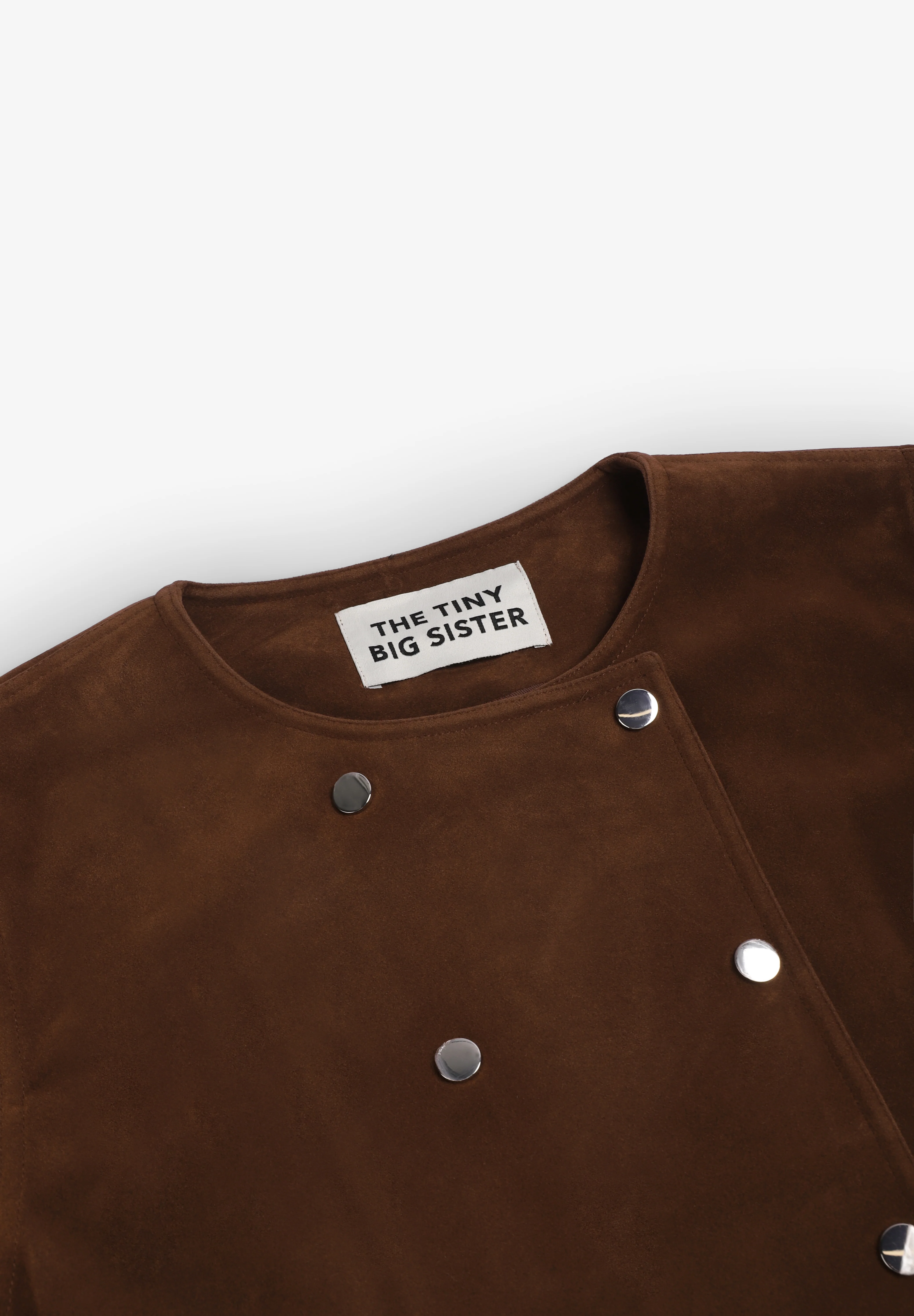 THE TINY BIG SISTER | CHAQUETA CON BOTONES EFECTO ANTE