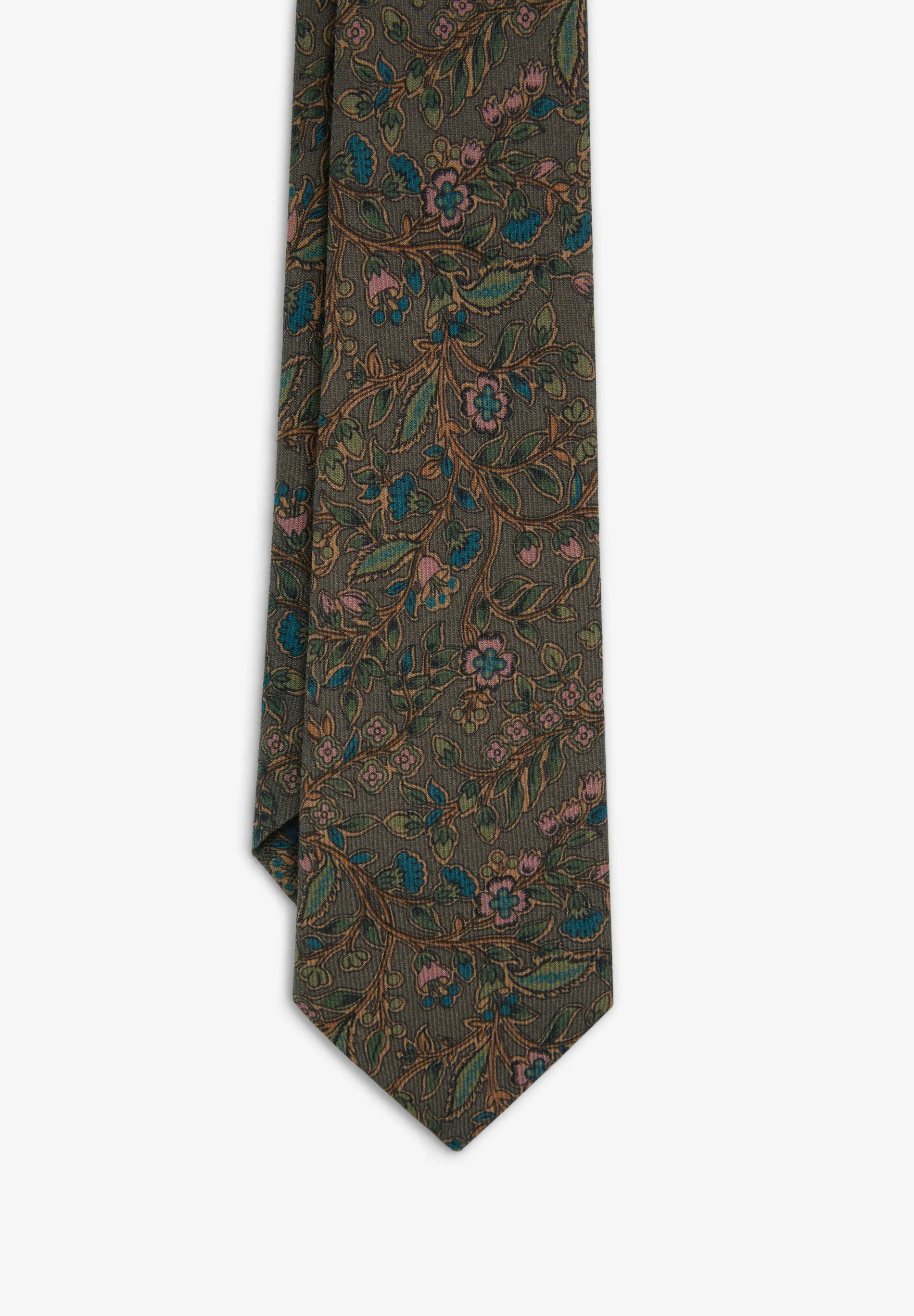 SCVINTAGE FLOWERS TIE