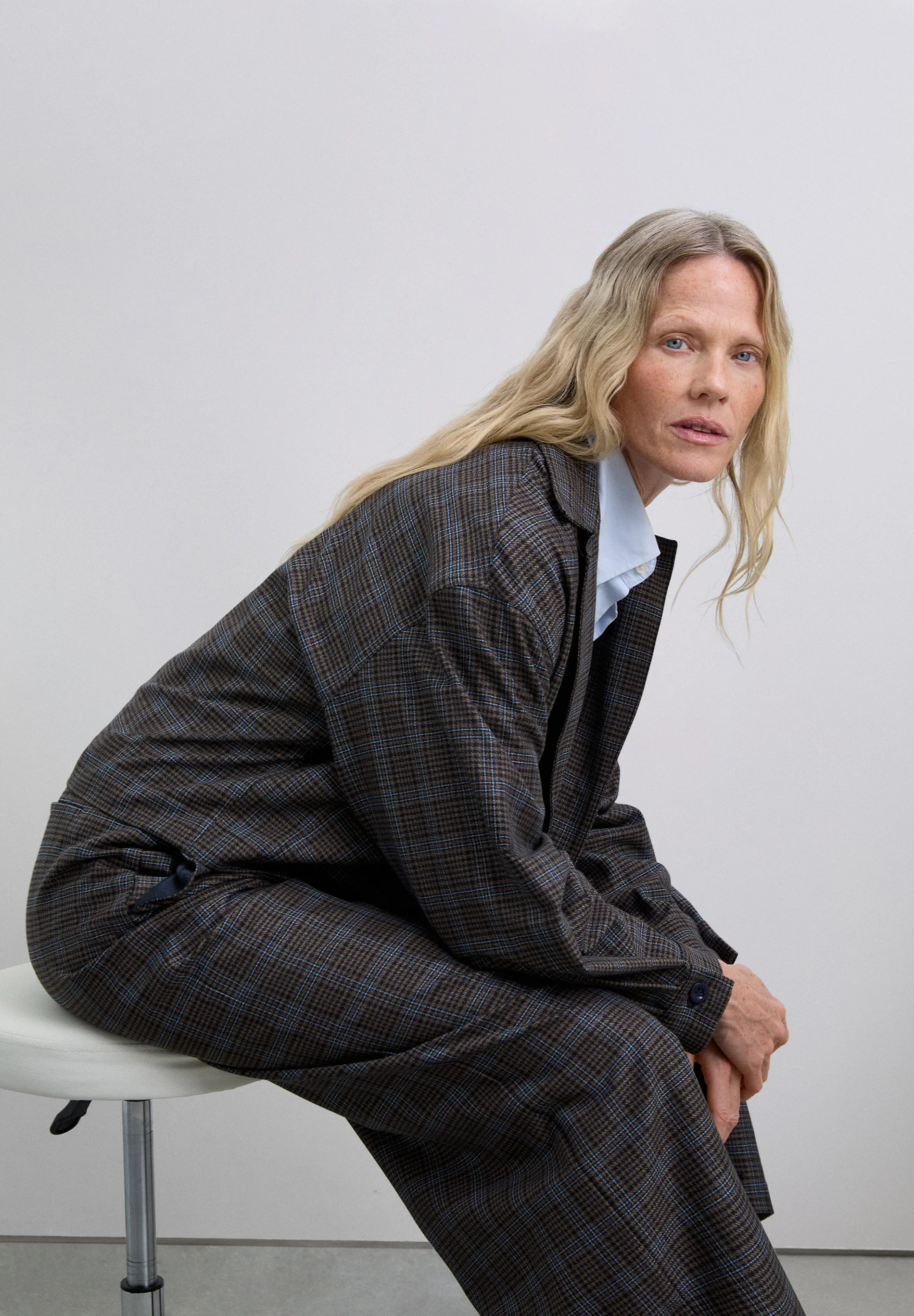 CHAQUETA CUADROS BOLSILLOS