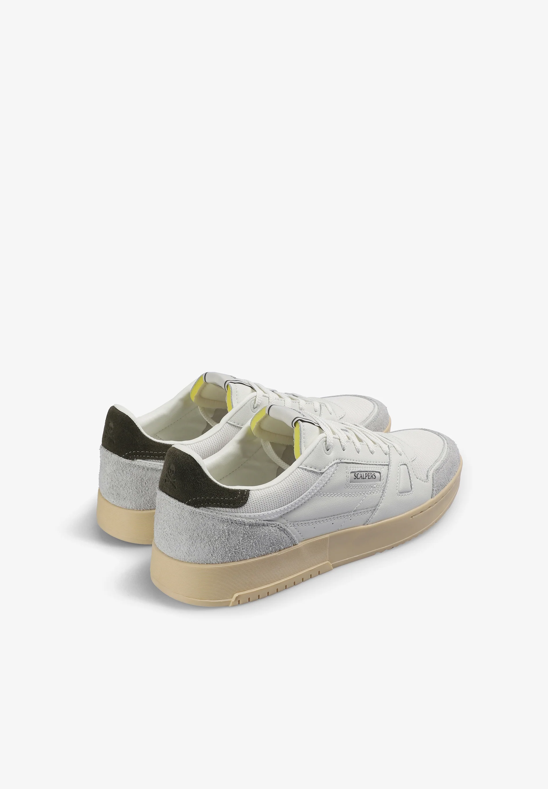 SNEAKERS LOGO PIEL