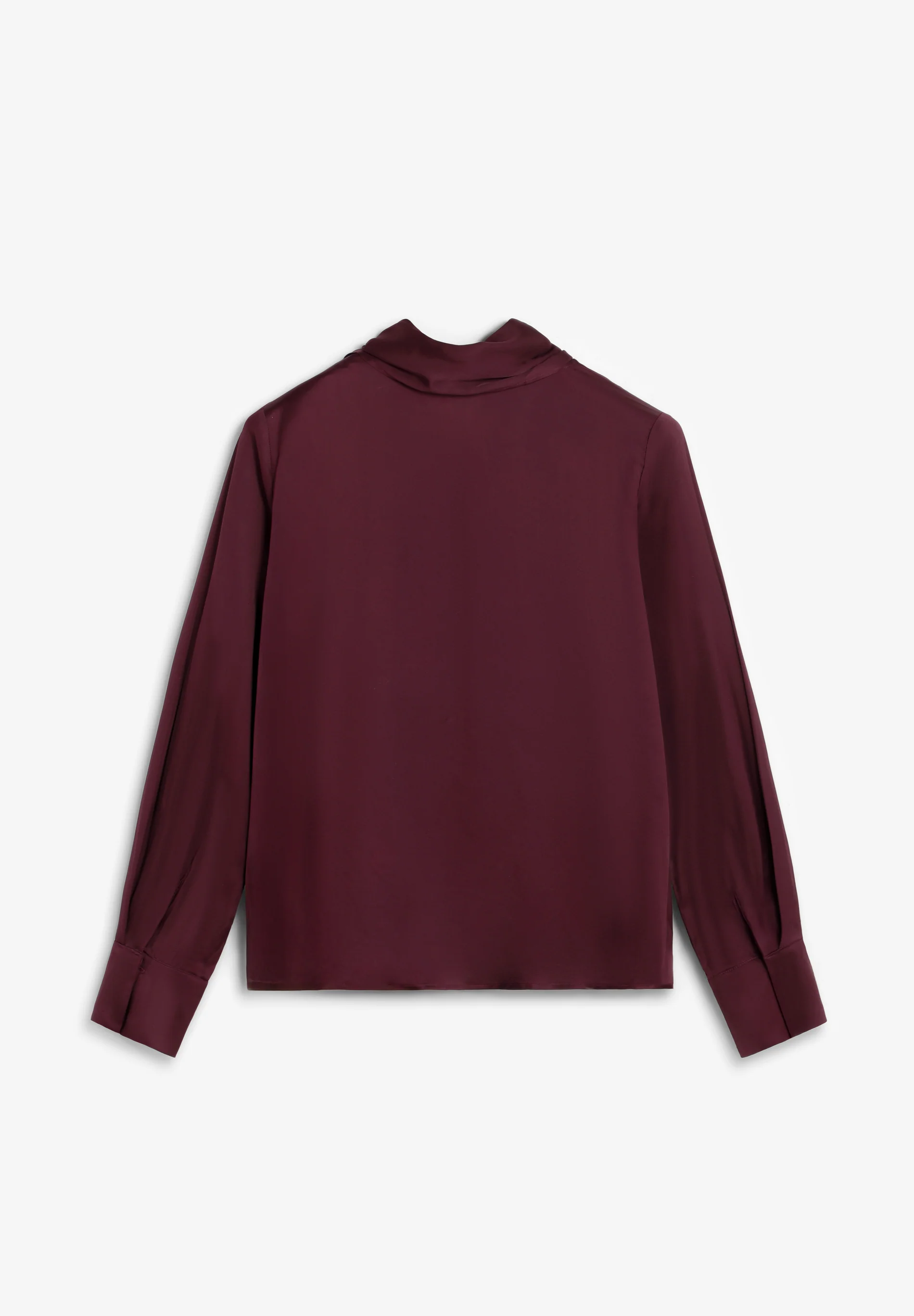 BLUSA SATÉN DRAPEADA