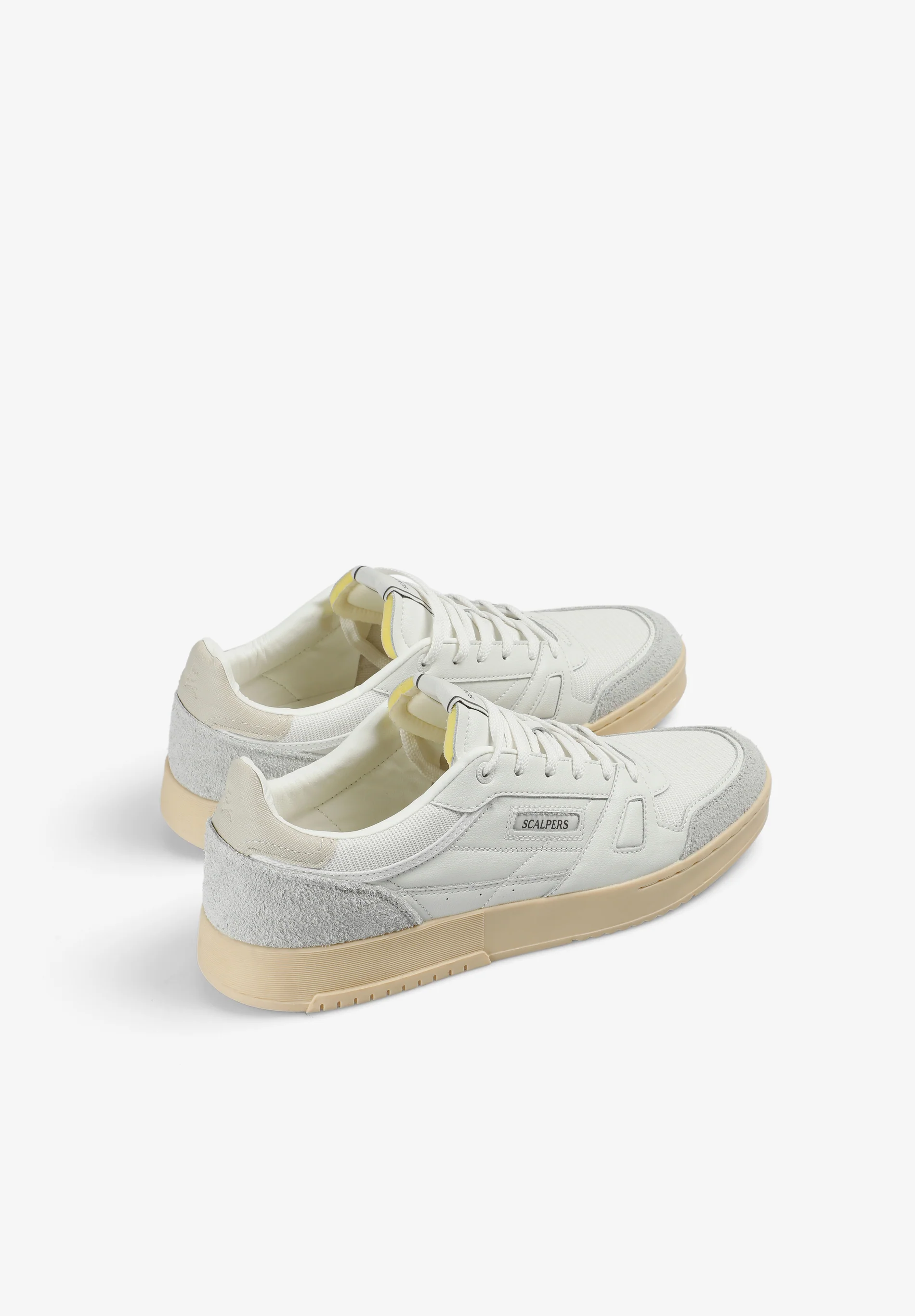 SNEAKERS LOGO PIEL