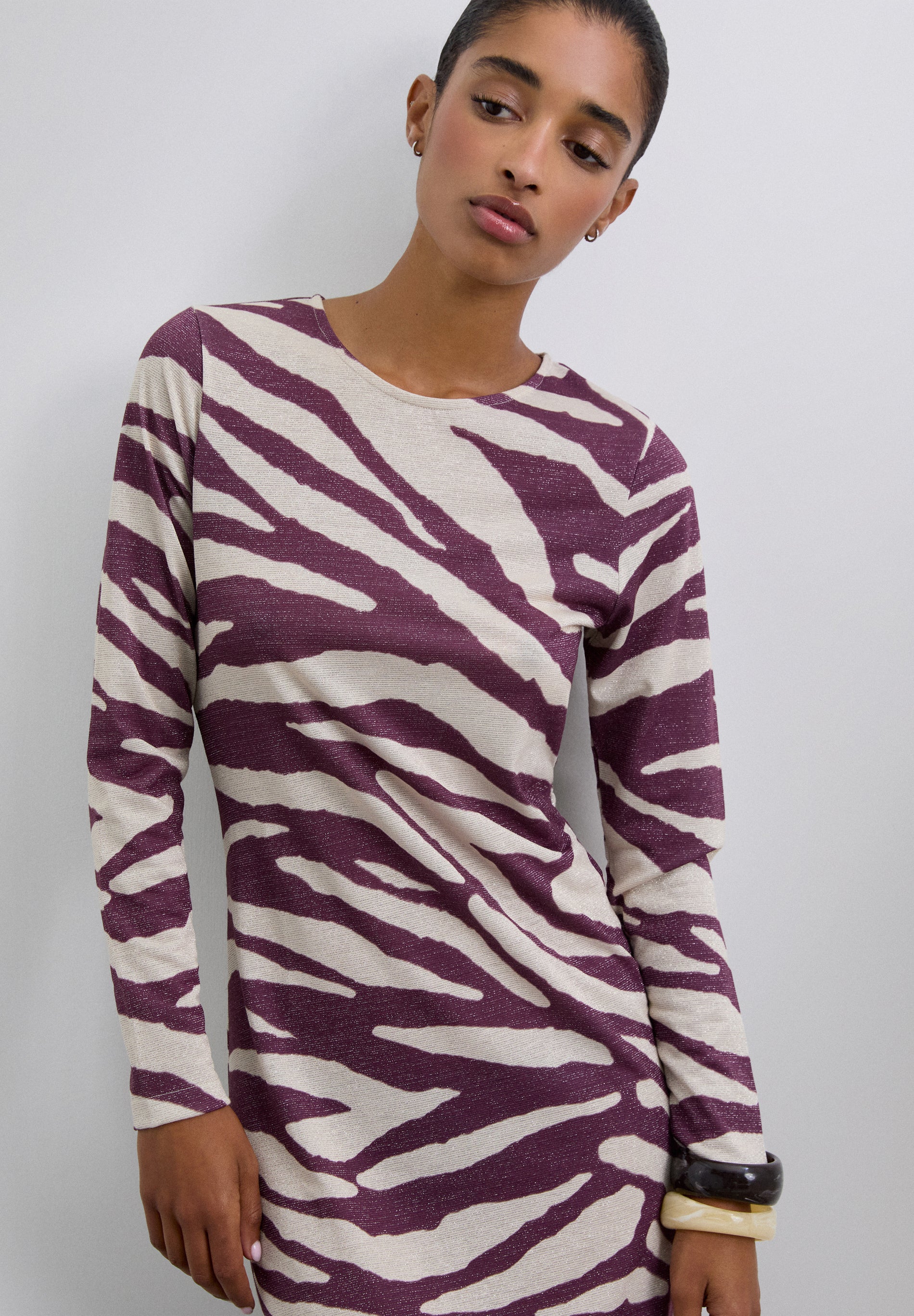 VESTIDO LARGO ANIMAL PRINT