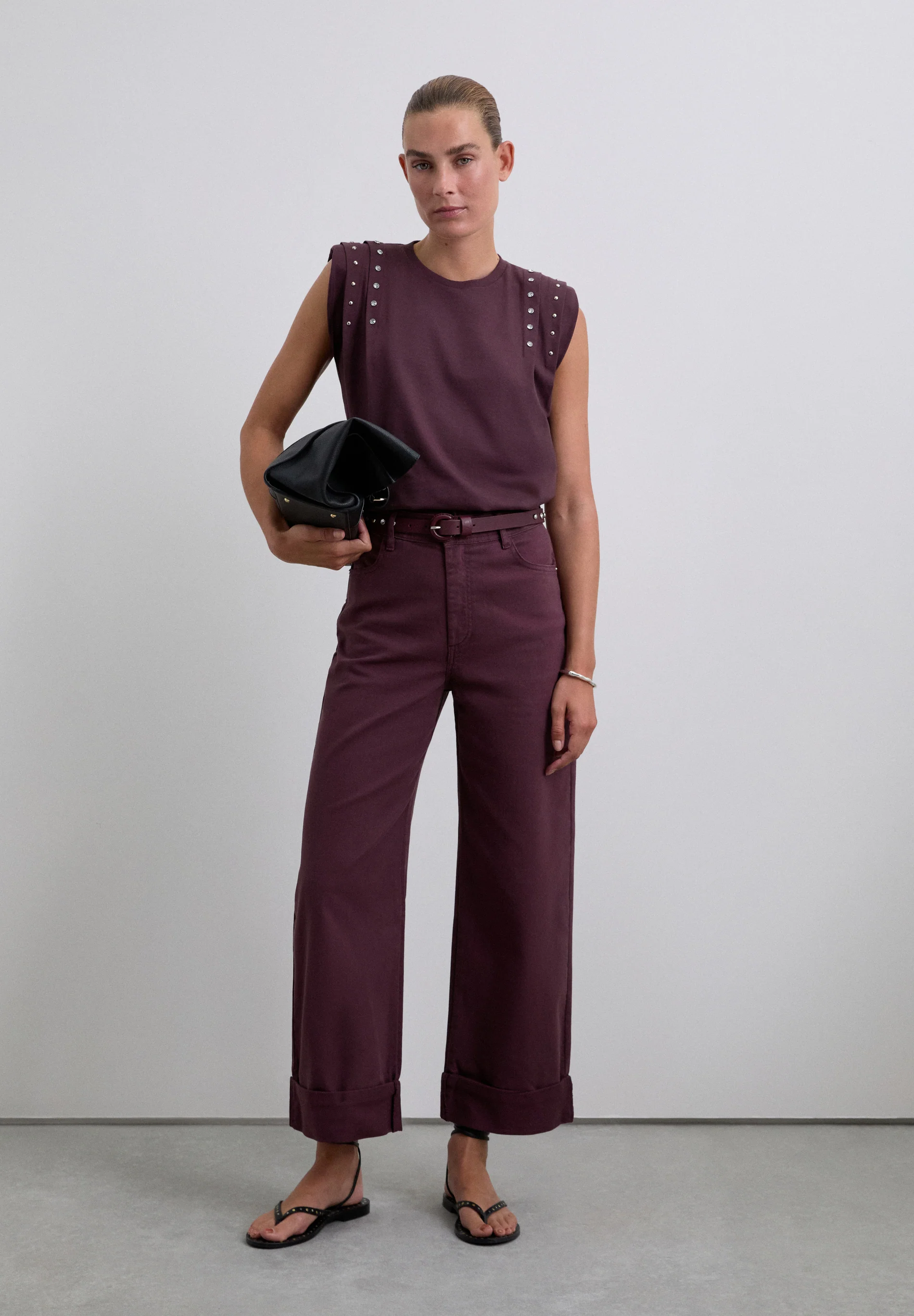 PANTALÓN DENIM CULOTTE