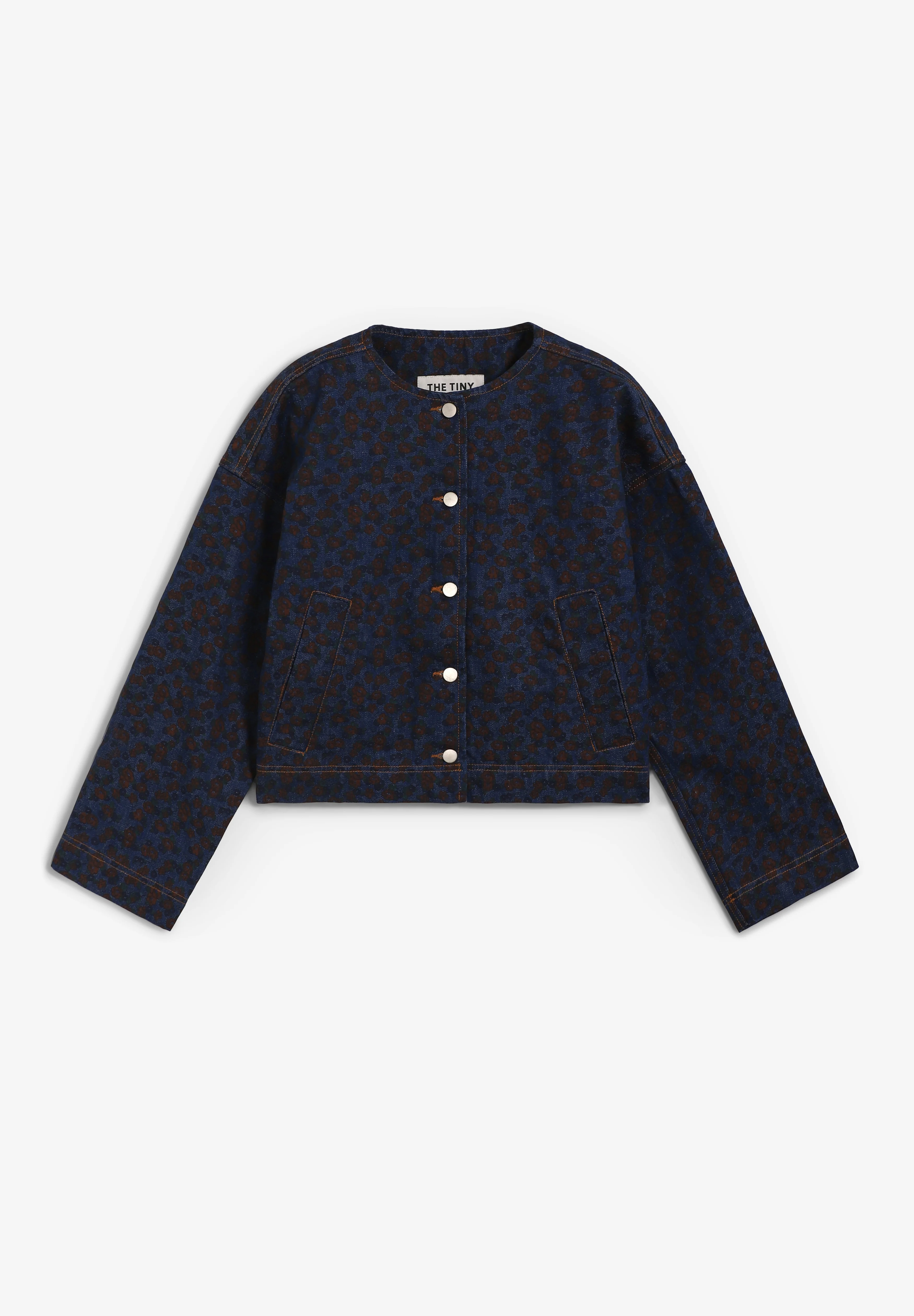 THE TINY BIG SISTER | CHAQUETA FLOWERS CROPPED