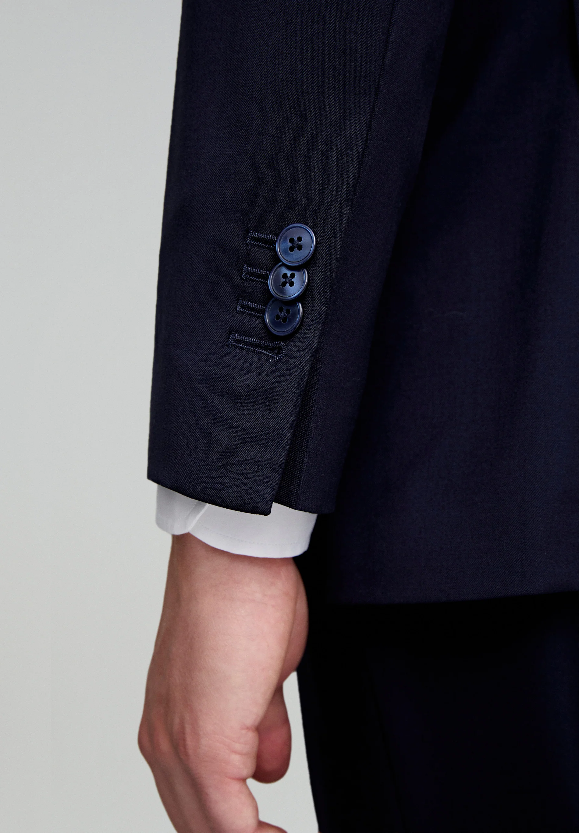 TRAJE LANA AZUL