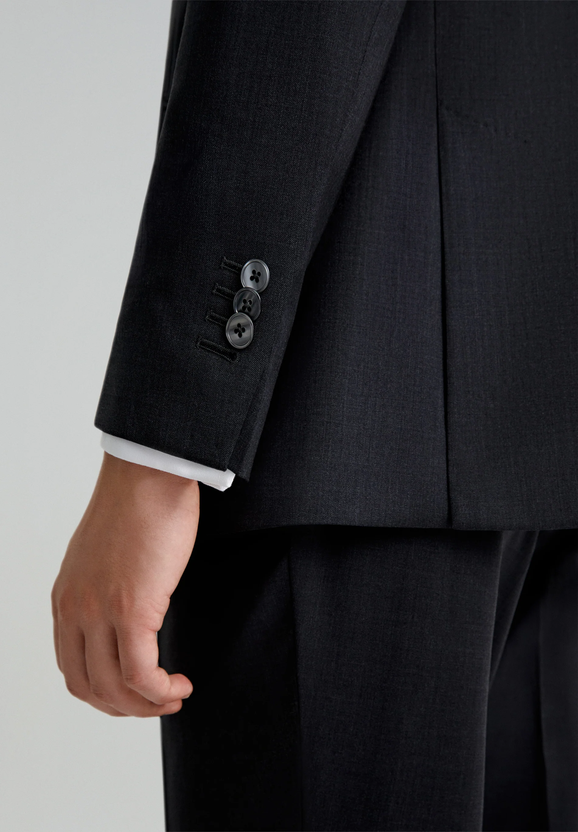 TRAJE GRIS LANA