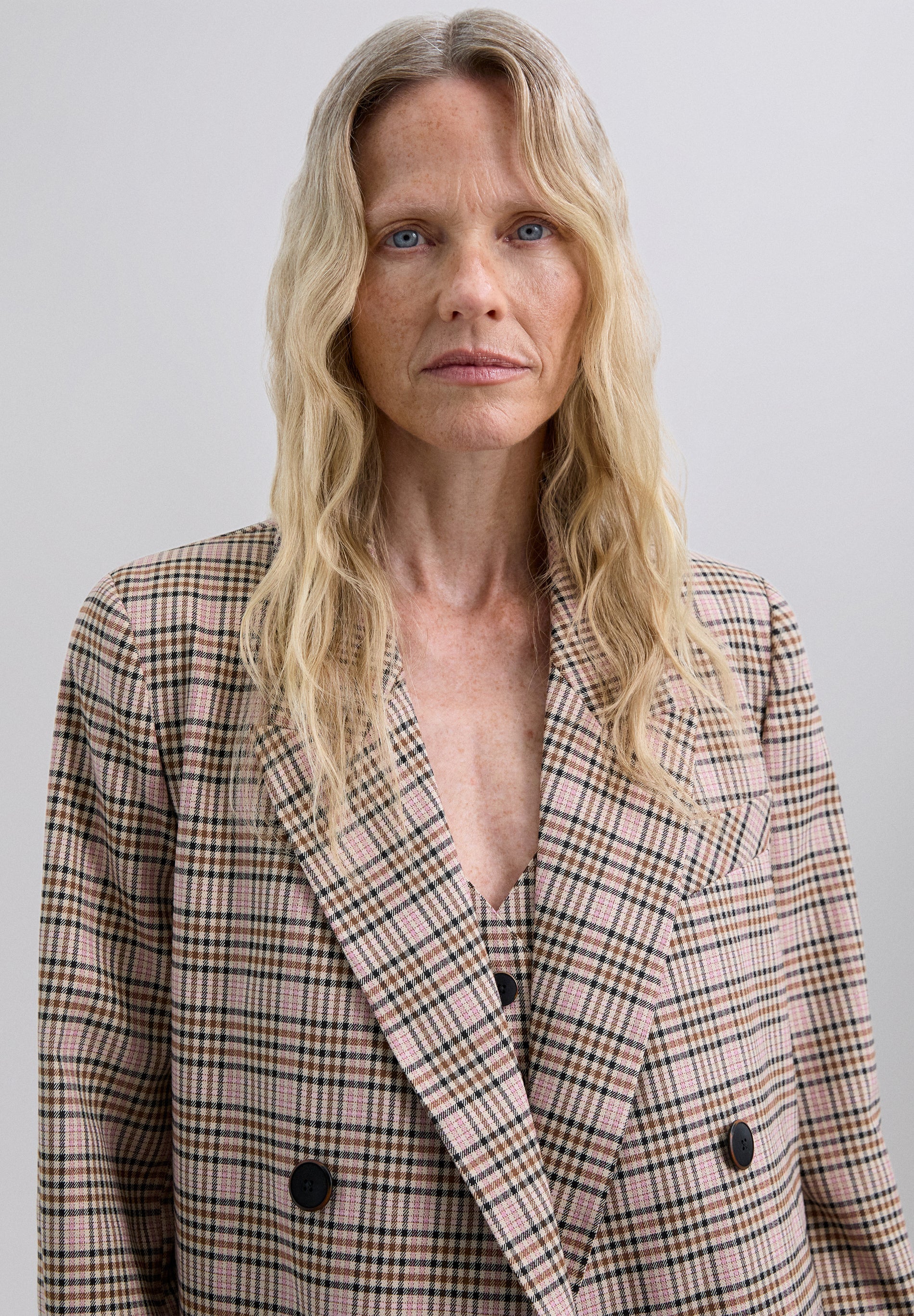 BLAZER CRUZADA CUADROS