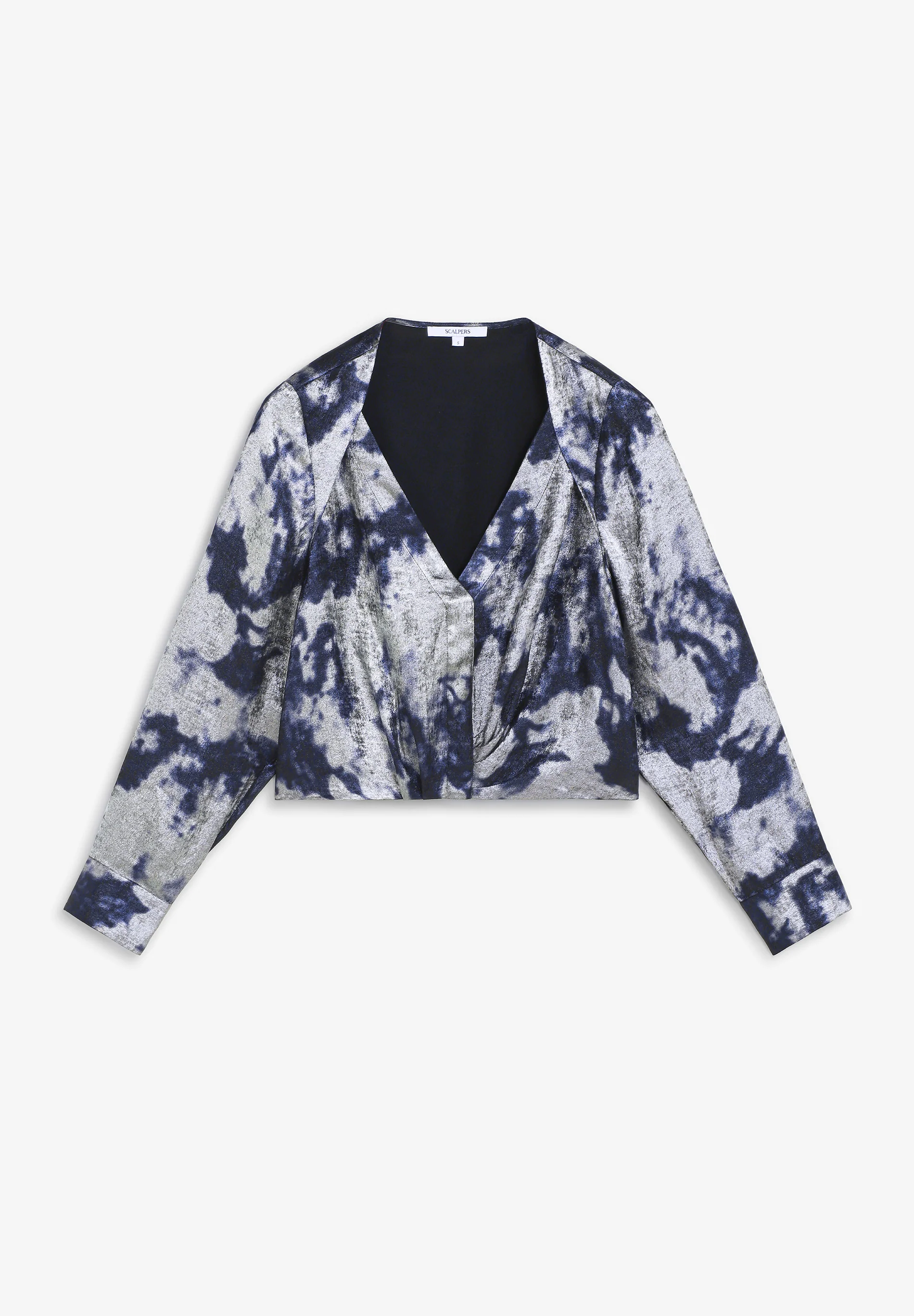BLUSA TIE DYE DETALLES METALIZADOS