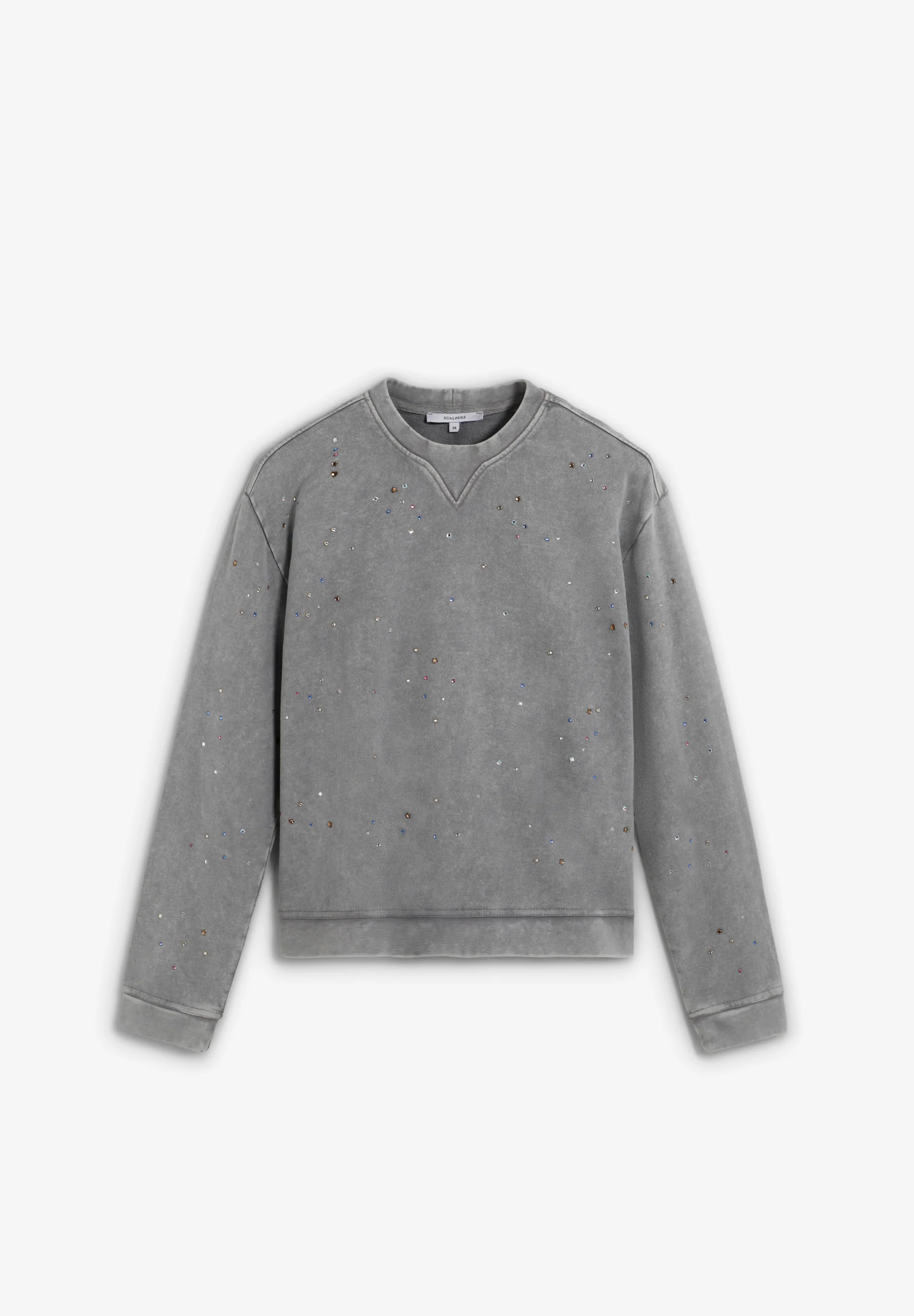 SUDADERA EFECTO LAVADO STRASS