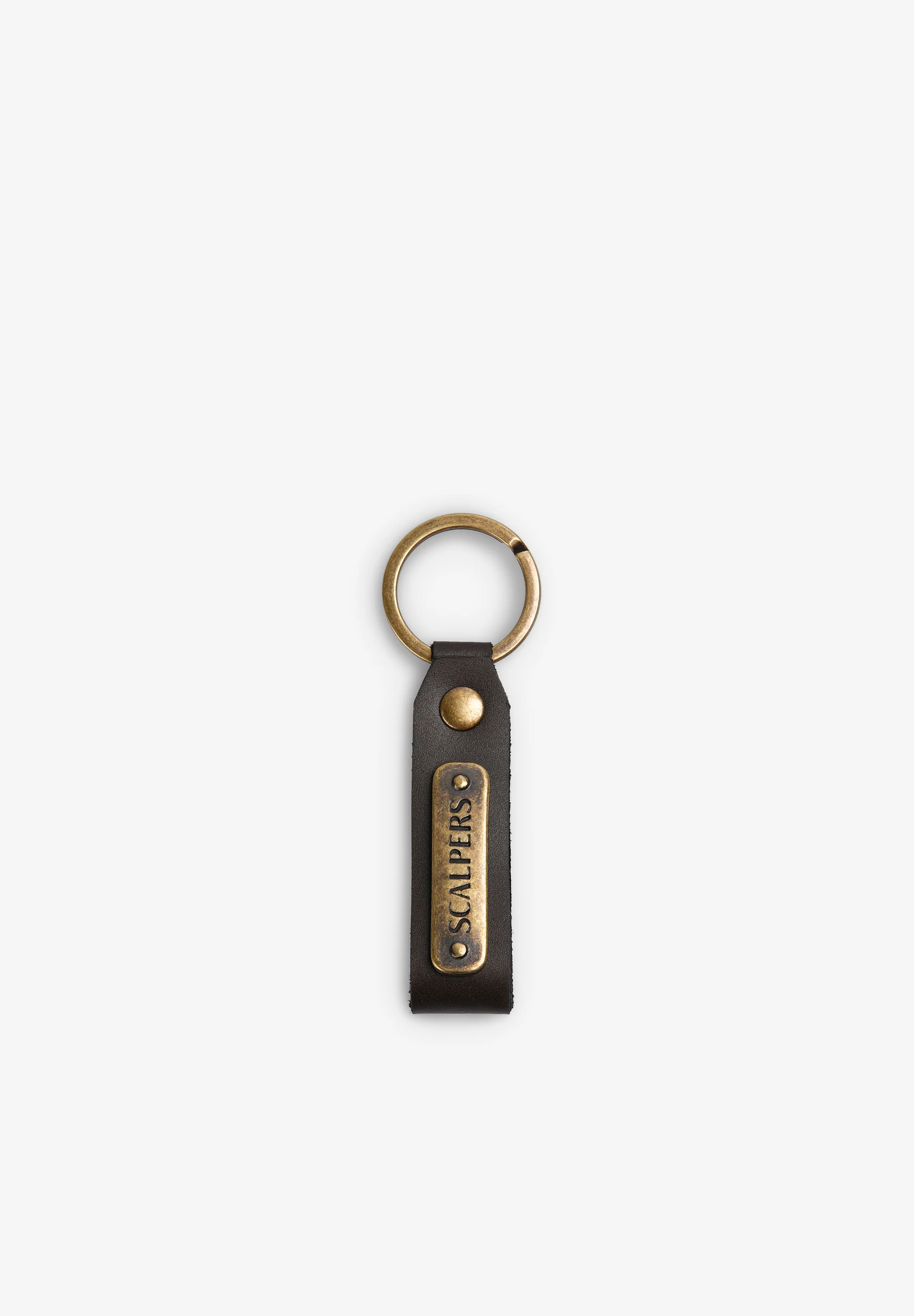 SCLEATHER METAL KEYCHAIN