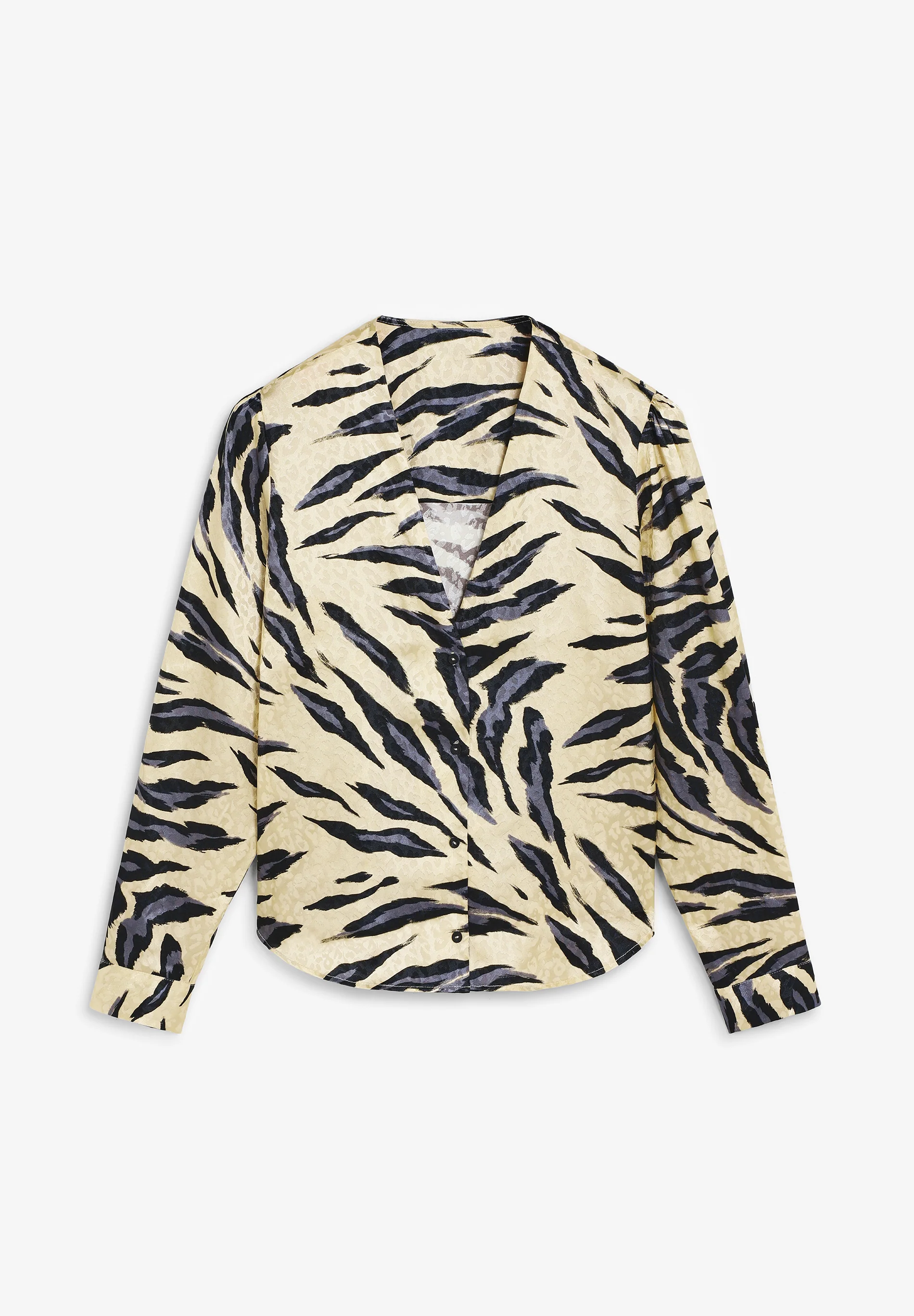 BLUSA SATINADA ANIMAL PRINT