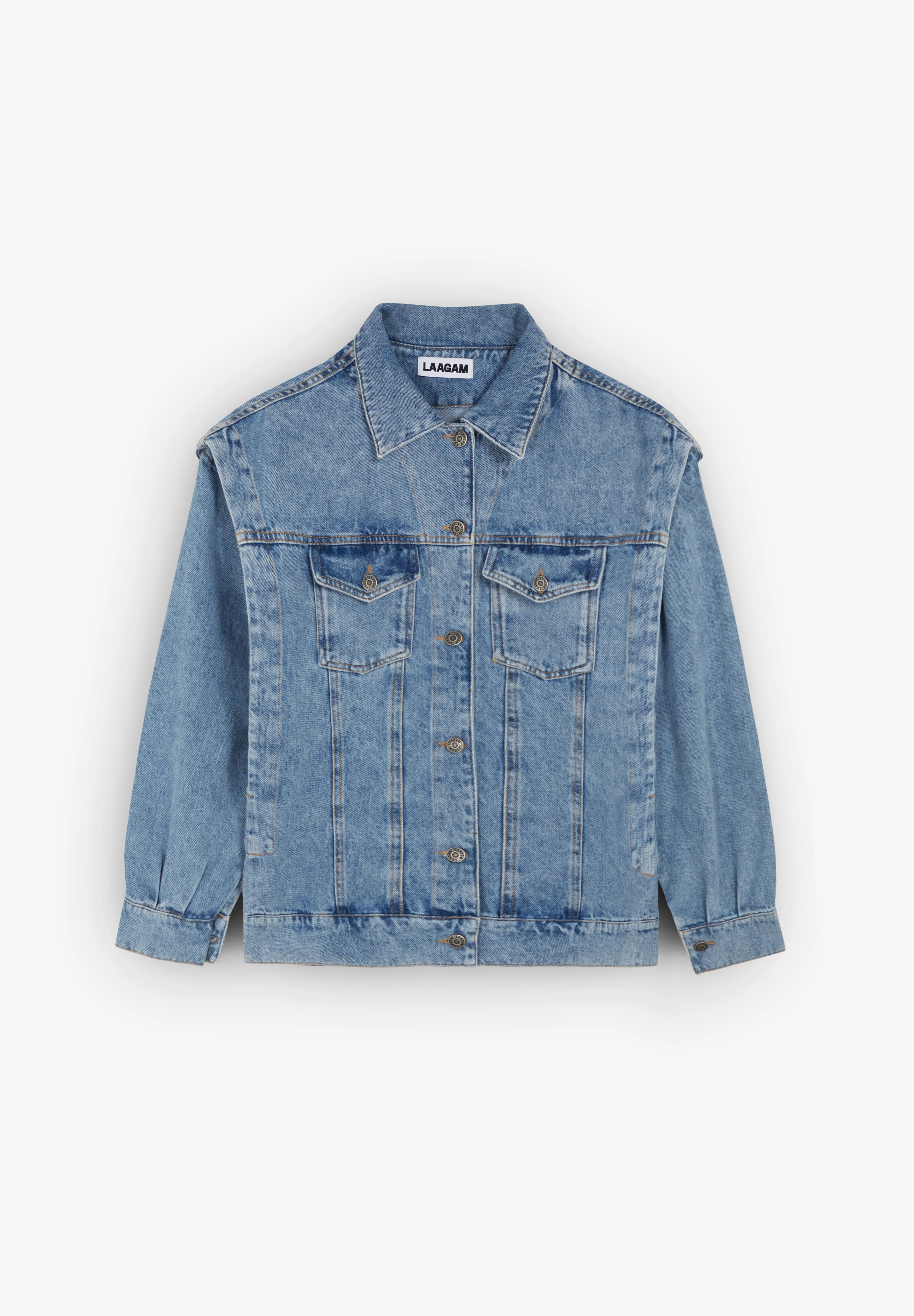 LAAGAM | CHAQUETA MANGAS DESMONTABLES DE-NIMES