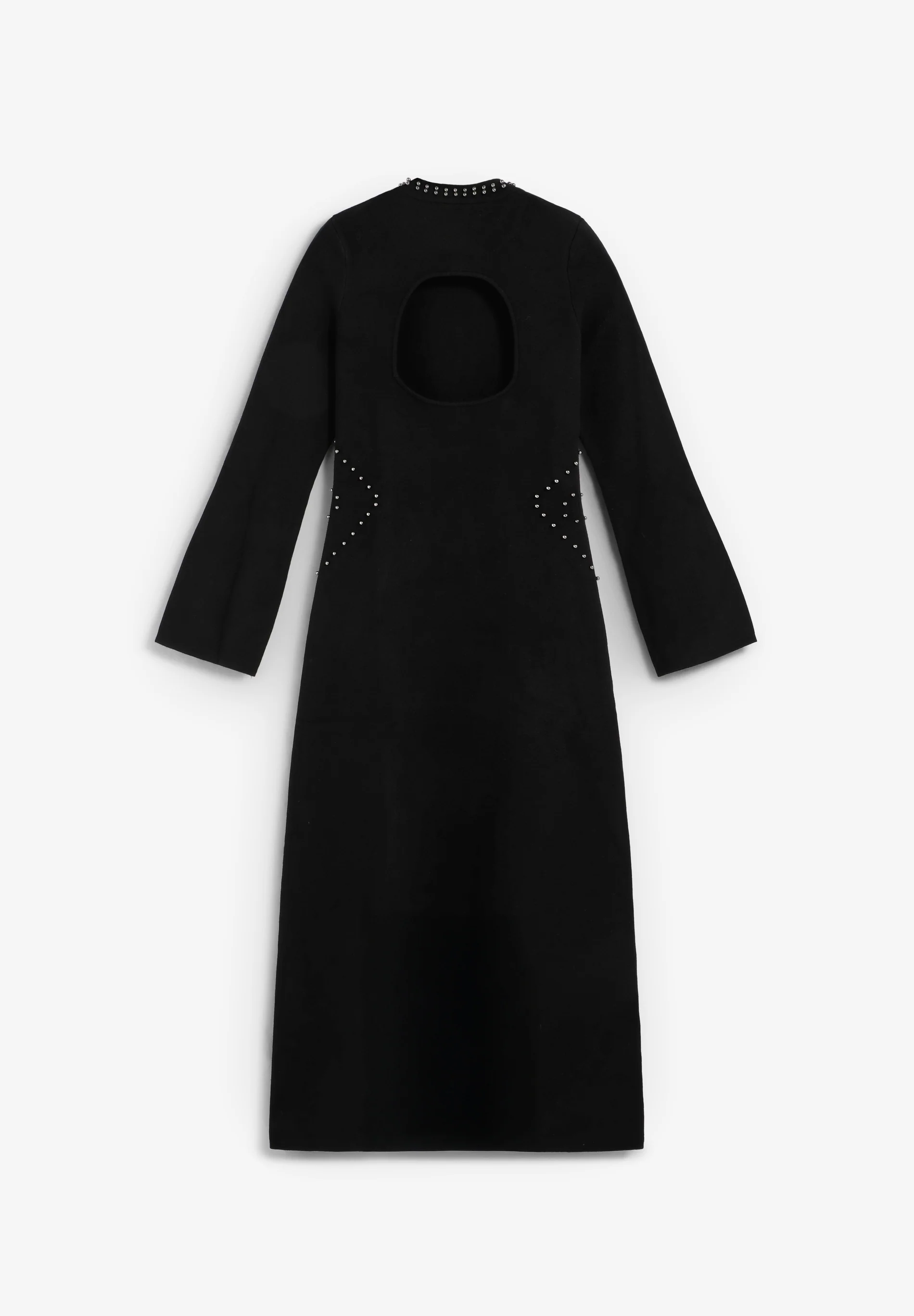 VESTIDO PUNTO STUDS ABERTURA