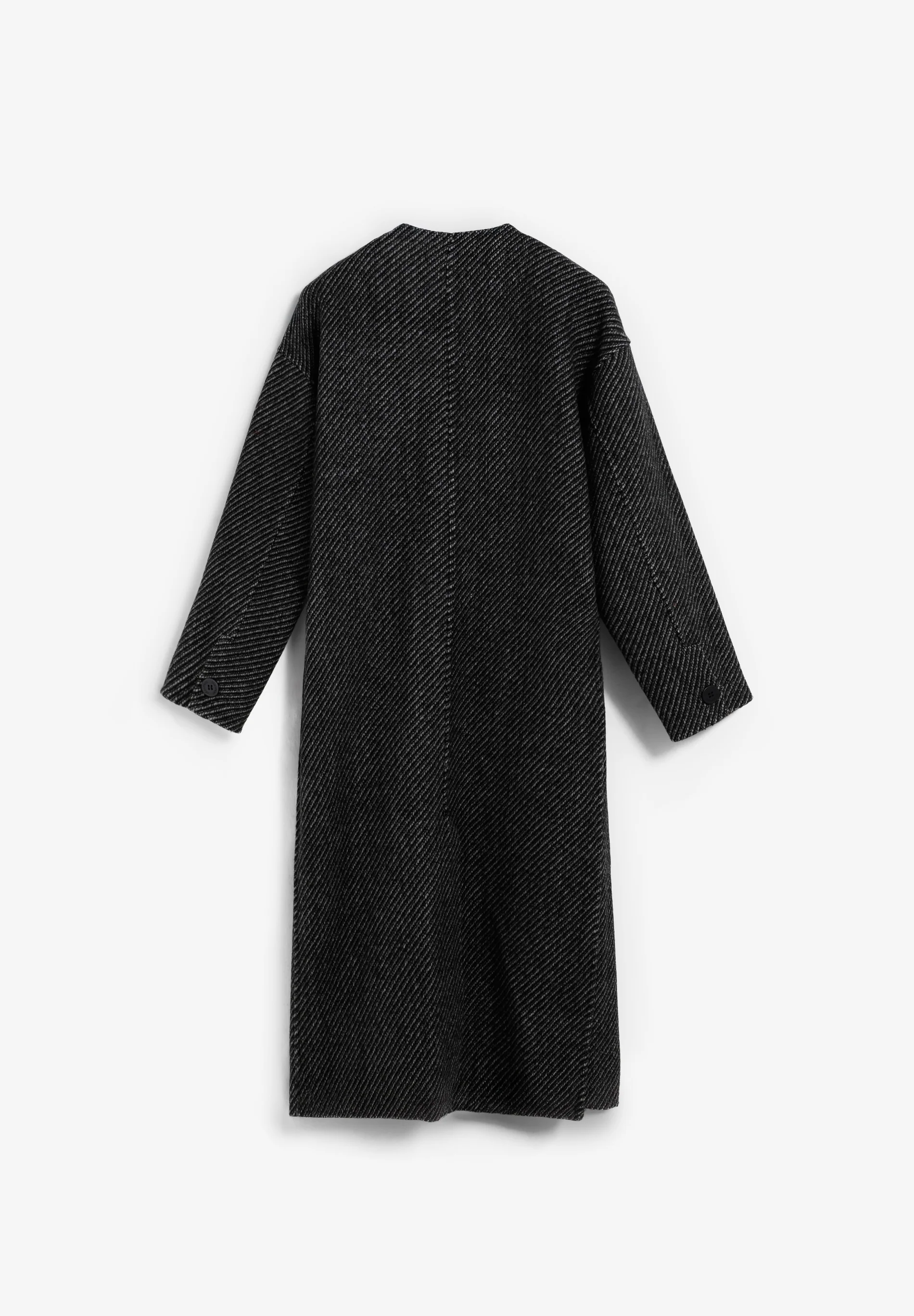 ABRIGO REVERSIBLE MEZCLA LANA
