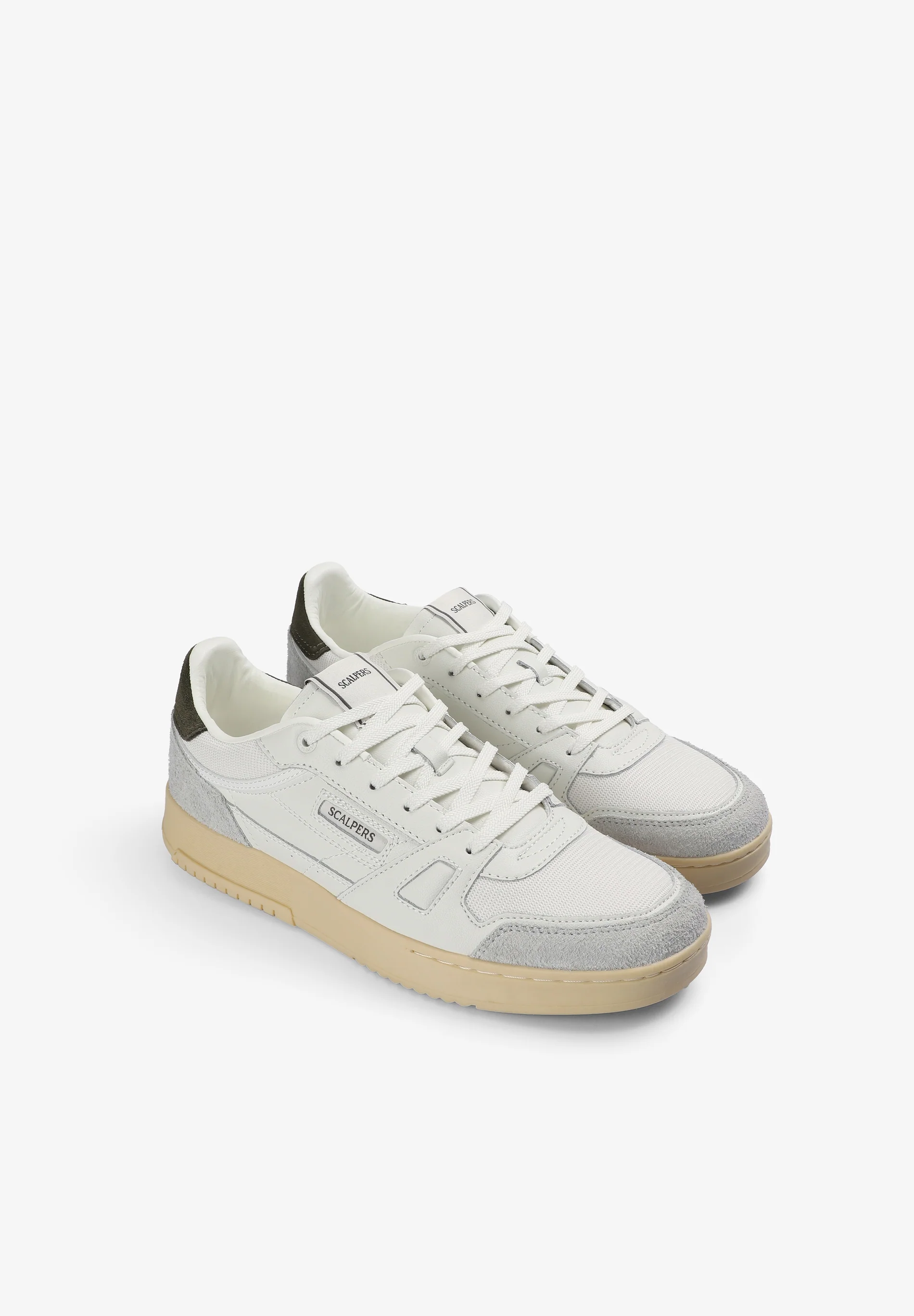SNEAKERS LOGO PIEL