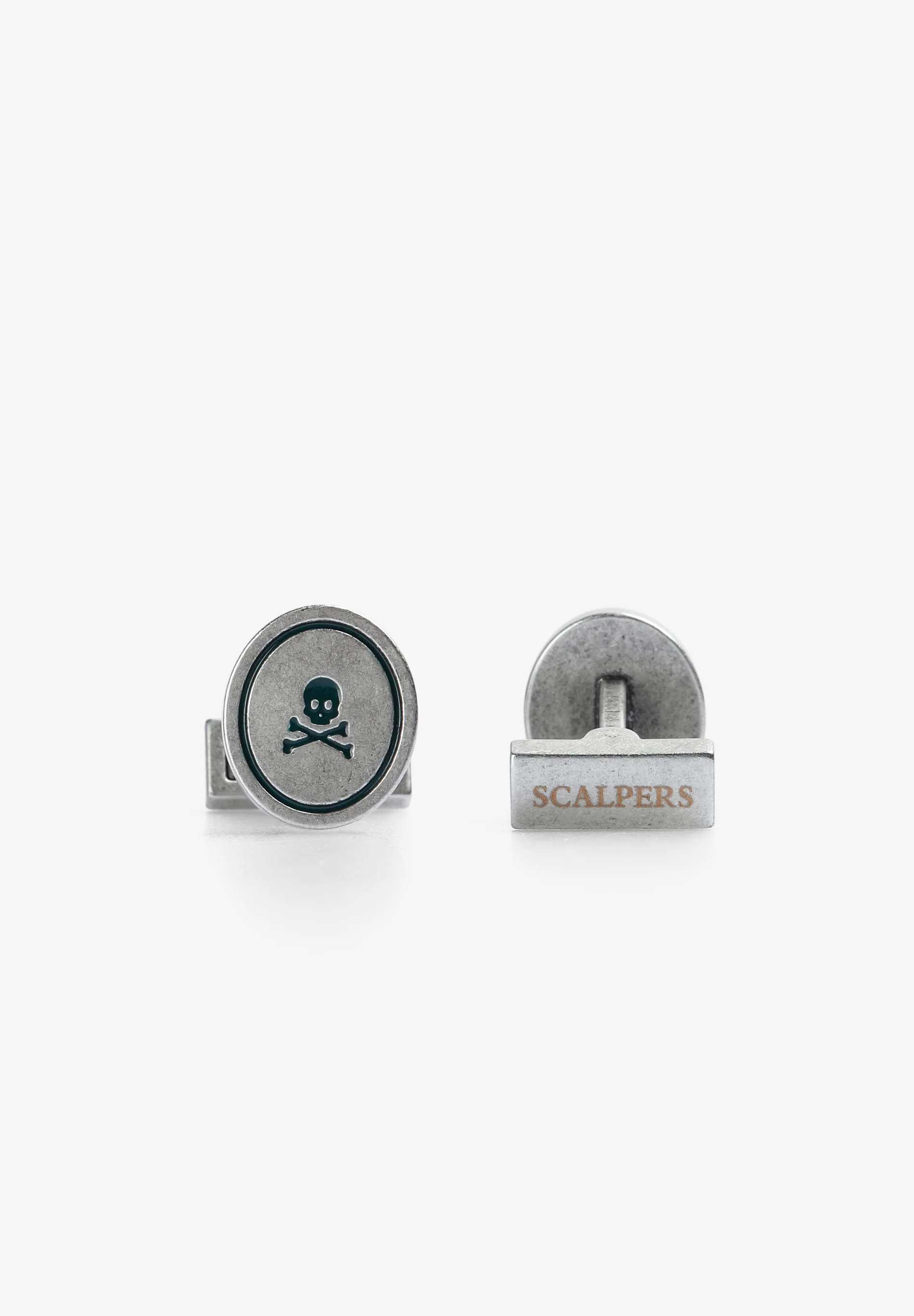 GEMELOS LATÓN CALAVERA