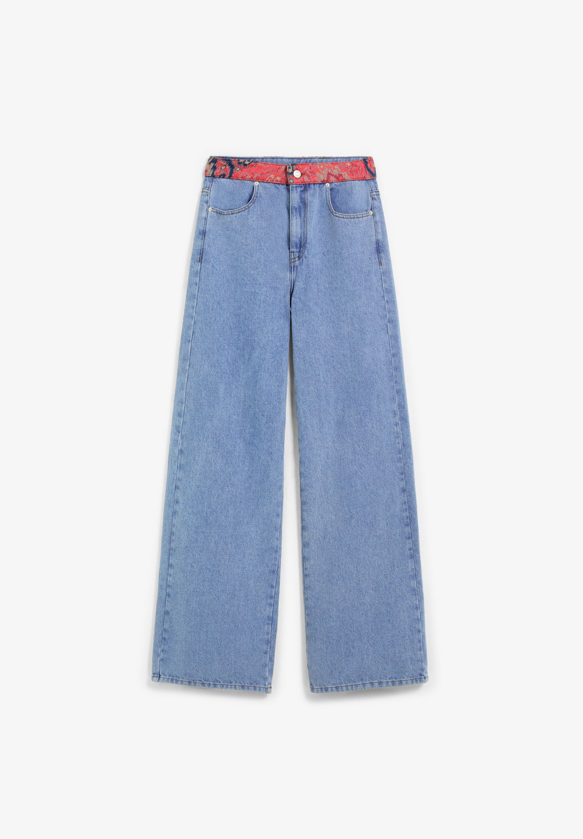 PANTALÓN DENIM TIRO MEDIO
