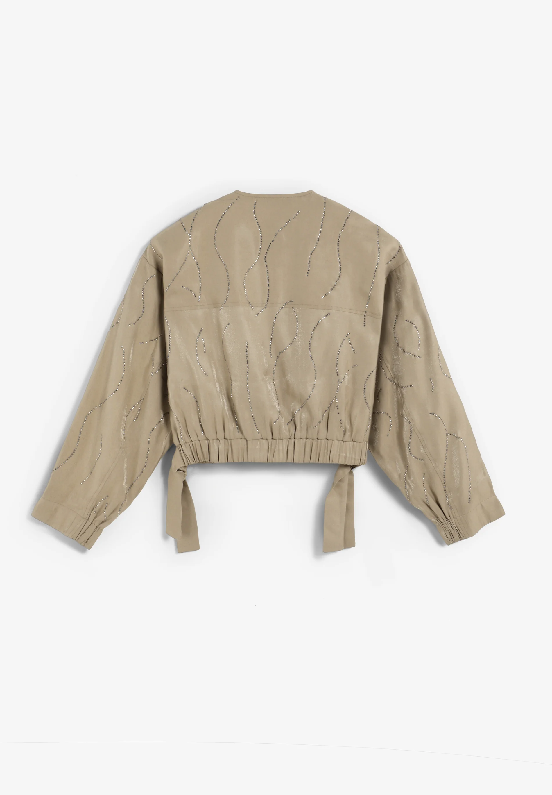CHAQUETA BOMBER STRASS