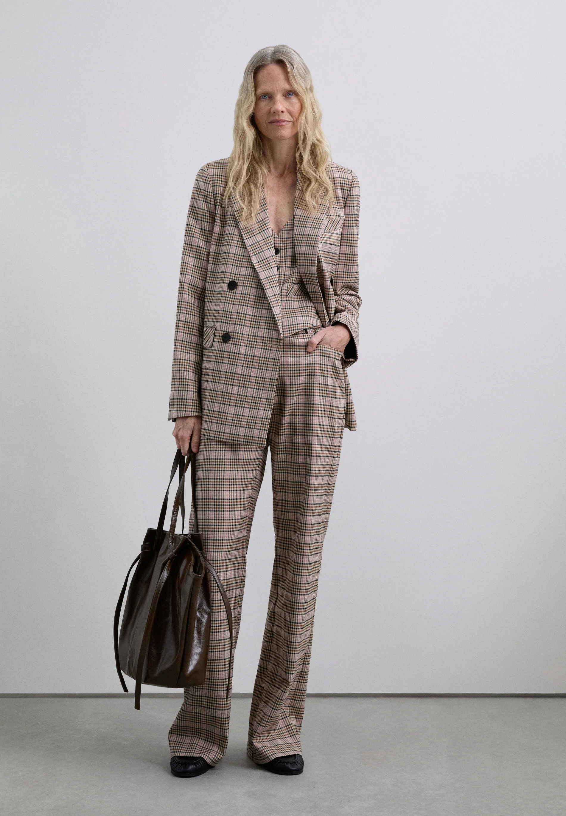 BLAZER CRUZADA CUADROS