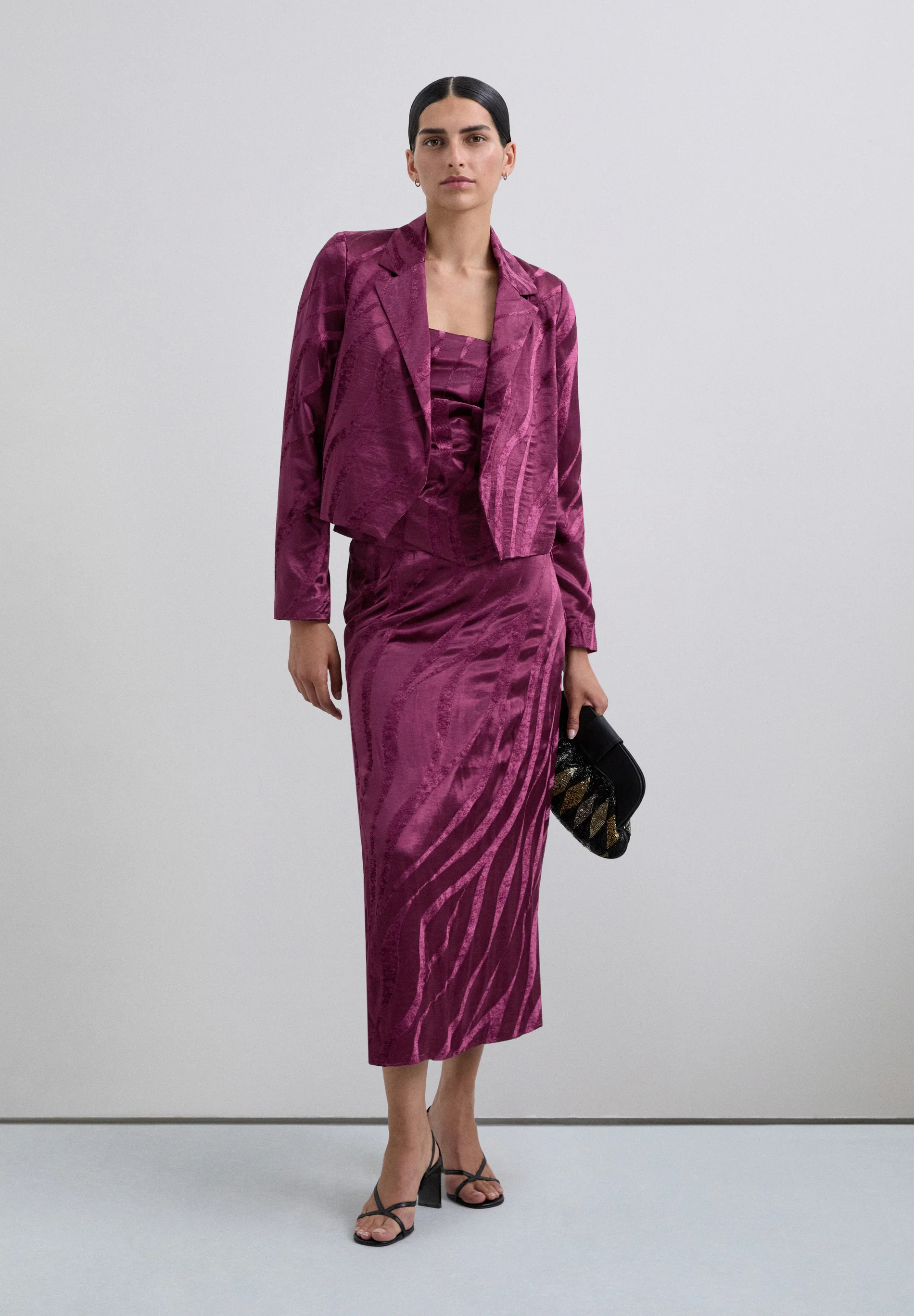 BLAZER CROPPED JACQUARD