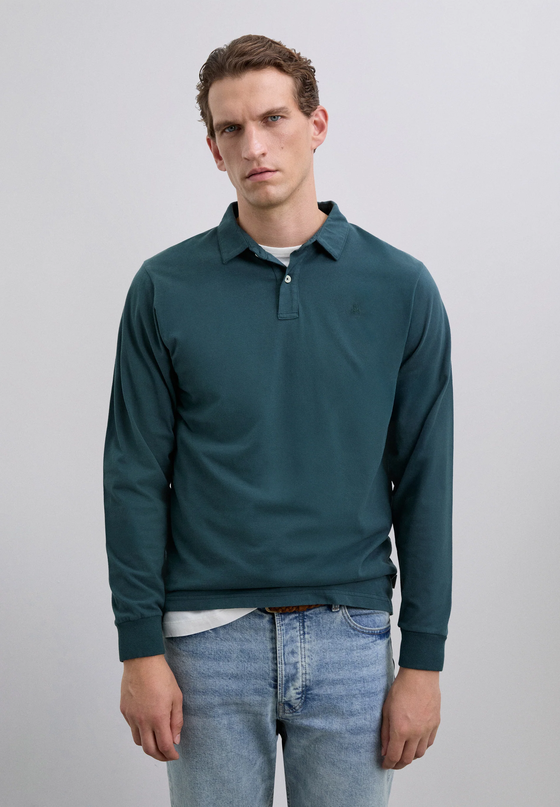 POLO MANGA LARGA CALAVERA