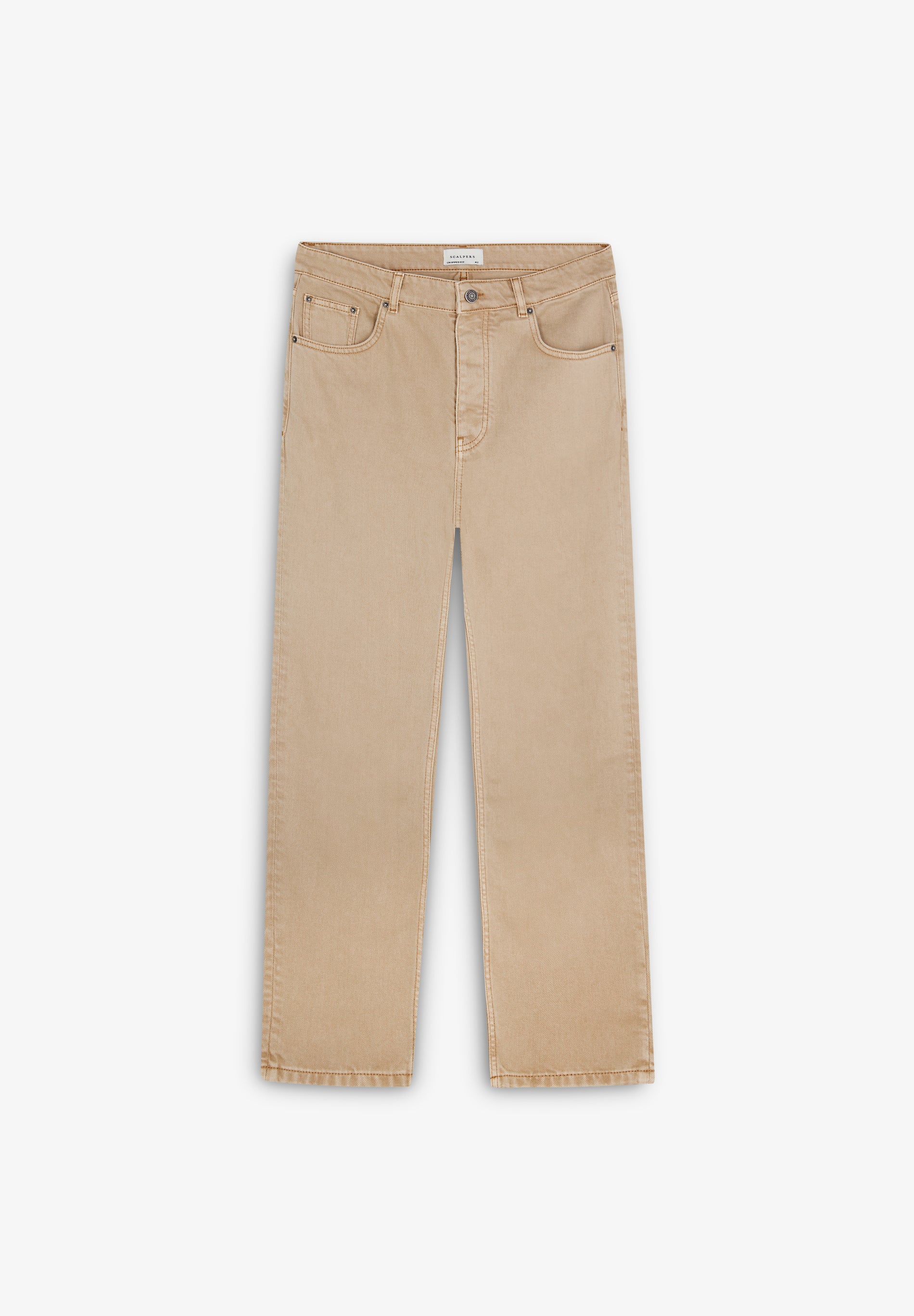 PANTALON VAQUERO CROPPED