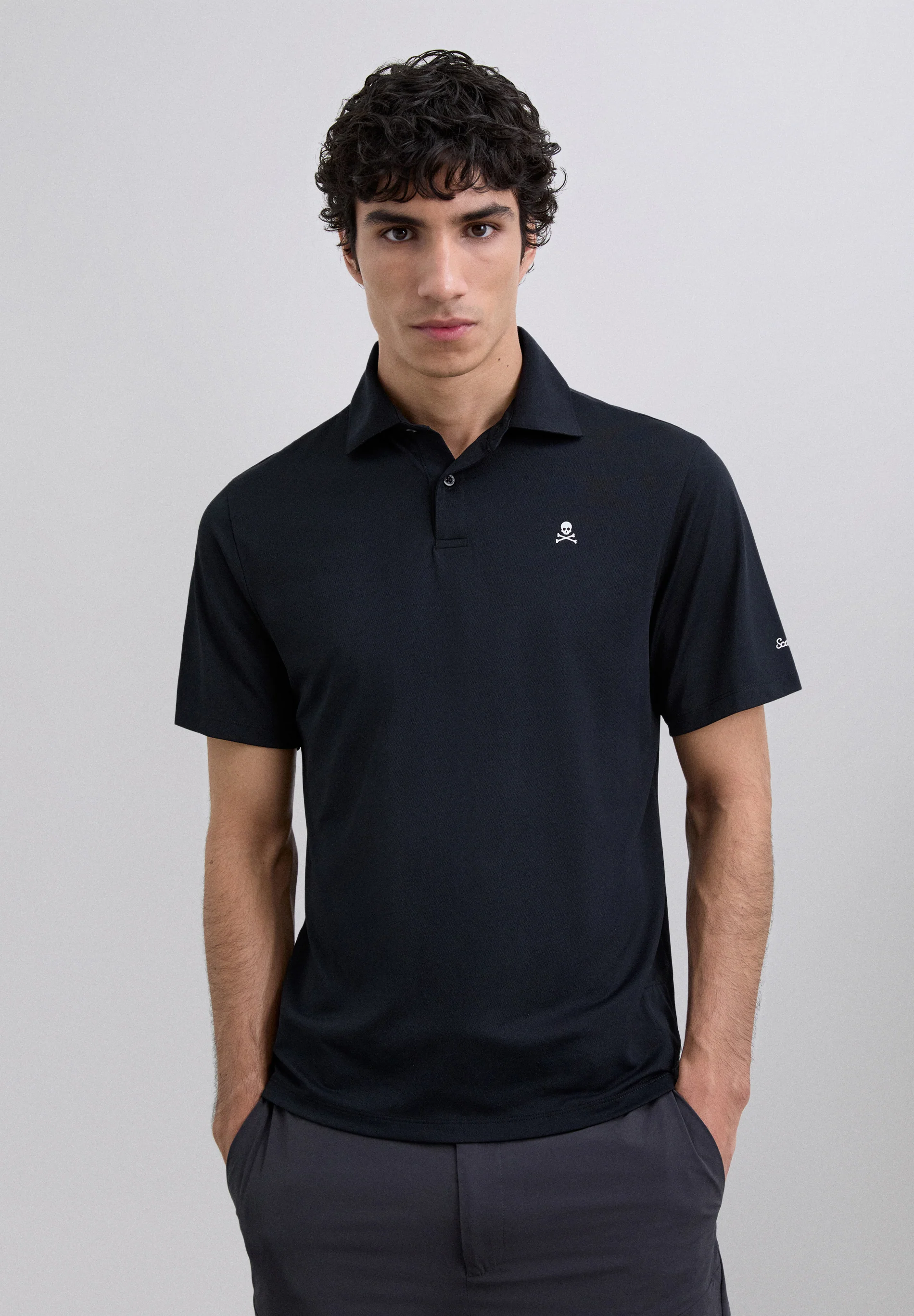 POLO LOGO CONTRASTE ADN