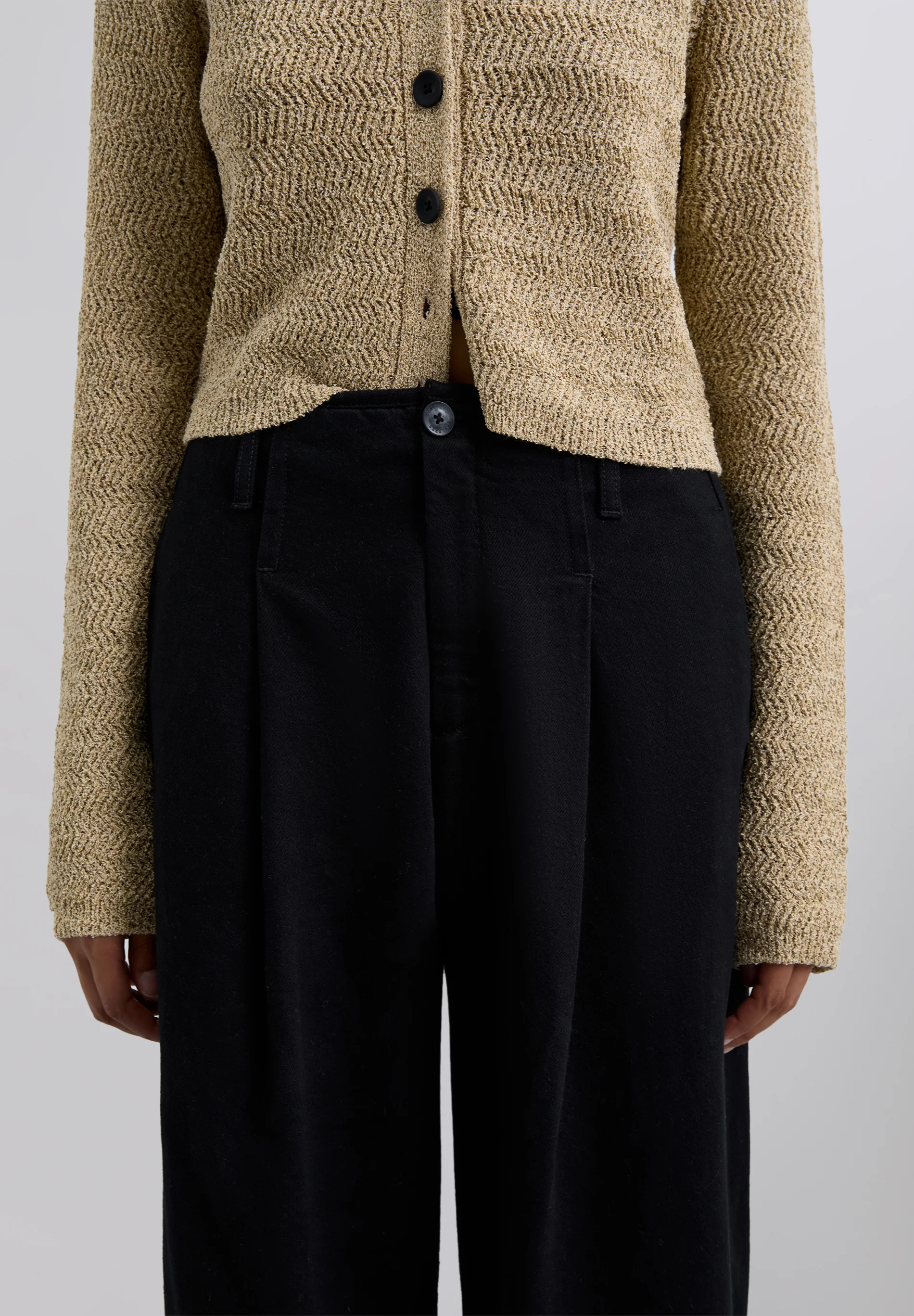 SCPLEATEDWIDECHINO PANT