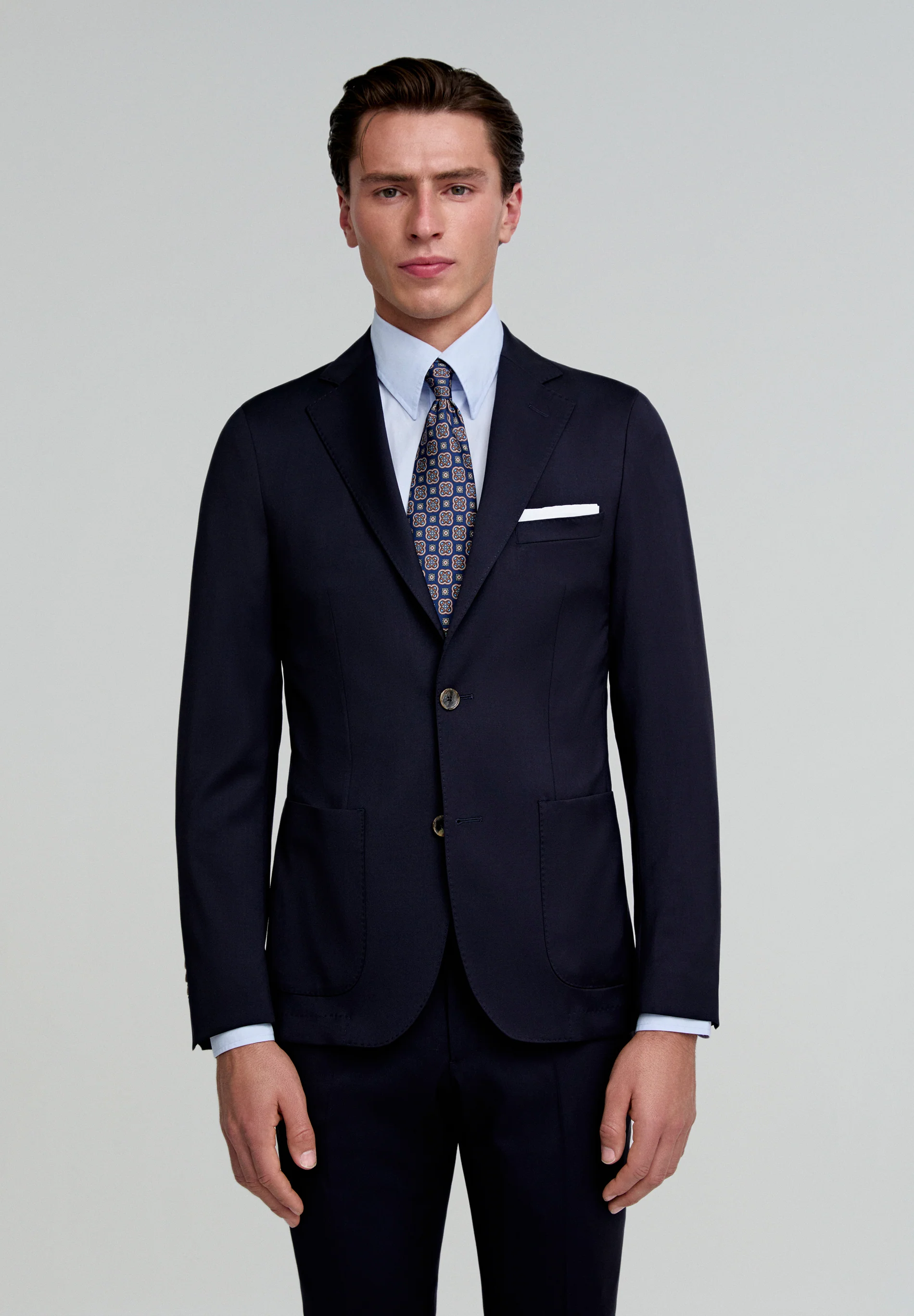 TRAJE CLÁSICO LANA AZUL