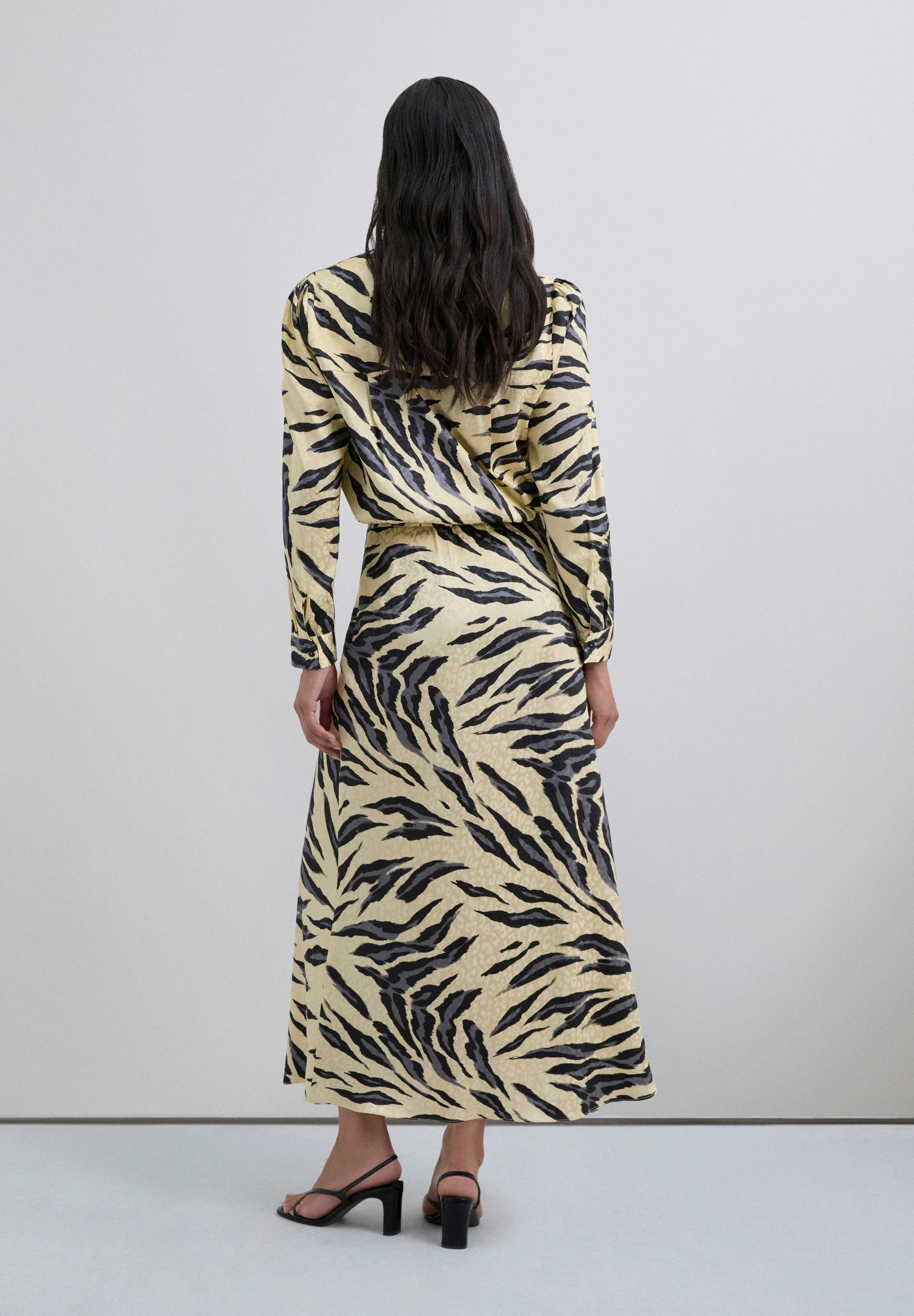 FALDA MIDI ANIMAL PRINT