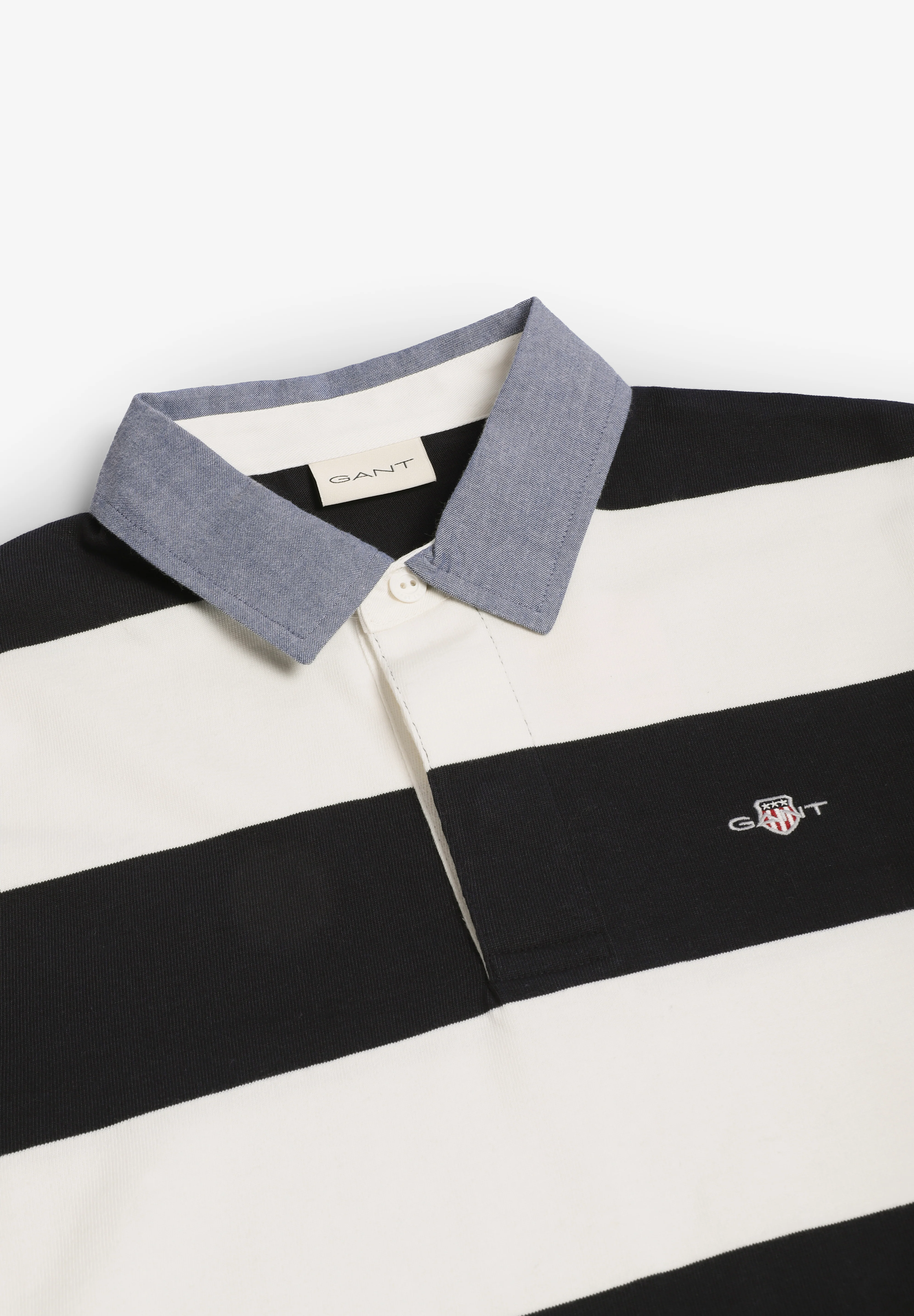GANT | POLO REG CHAMBRAY STRIPE HEAVY RUGGER