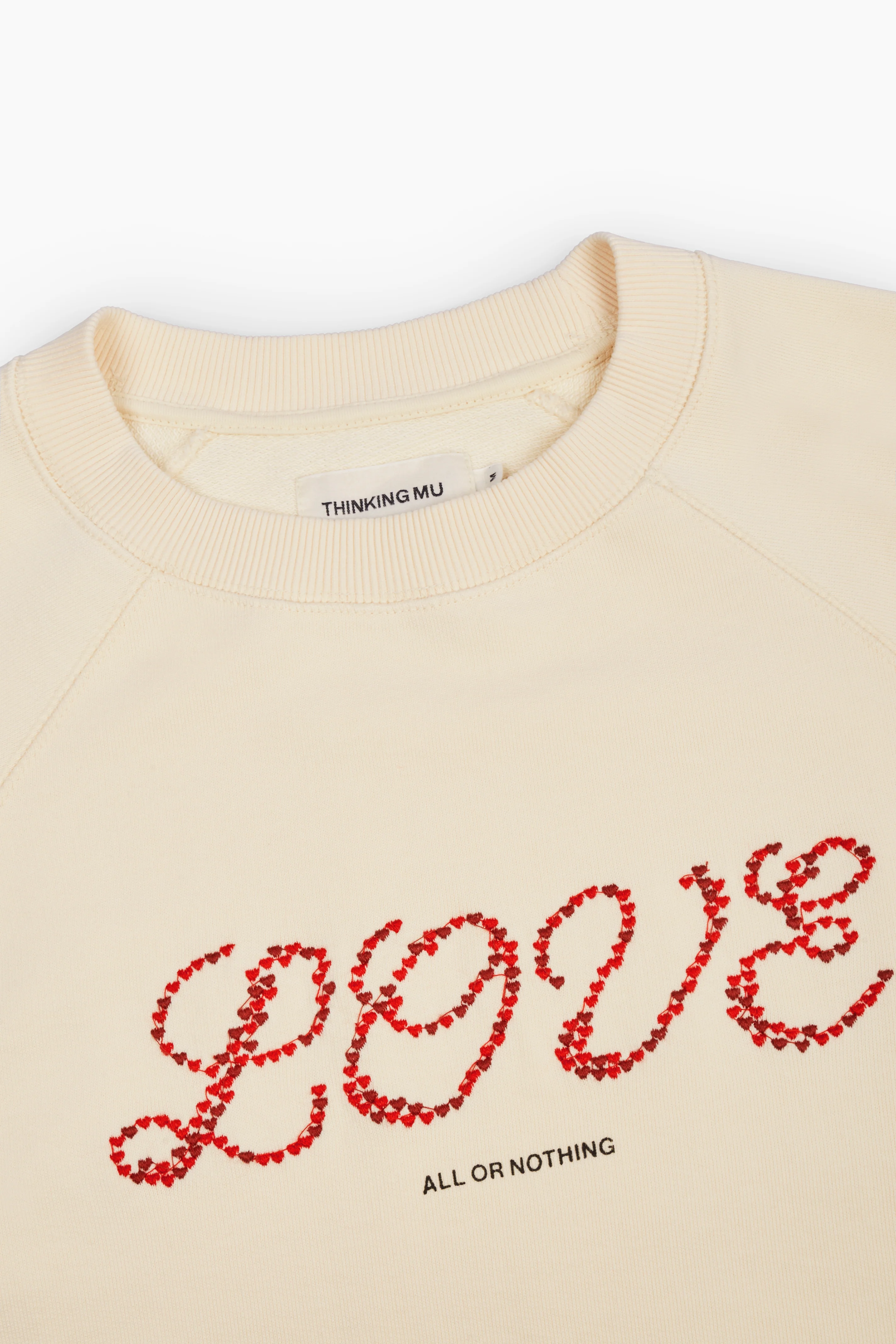 THINKING MU | SUDADERA LOVE HEART MUJER