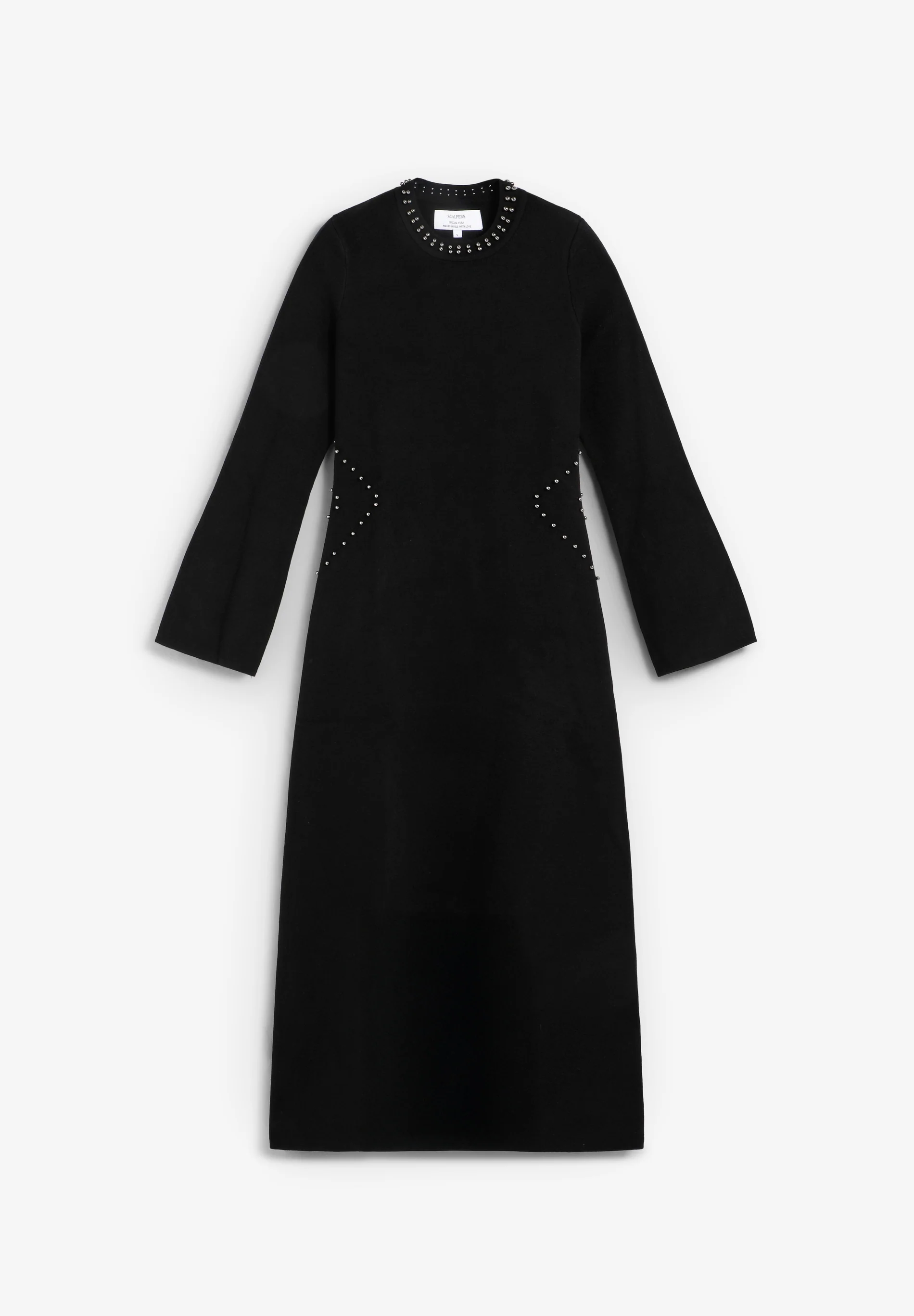 VESTIDO PUNTO STUDS ABERTURA