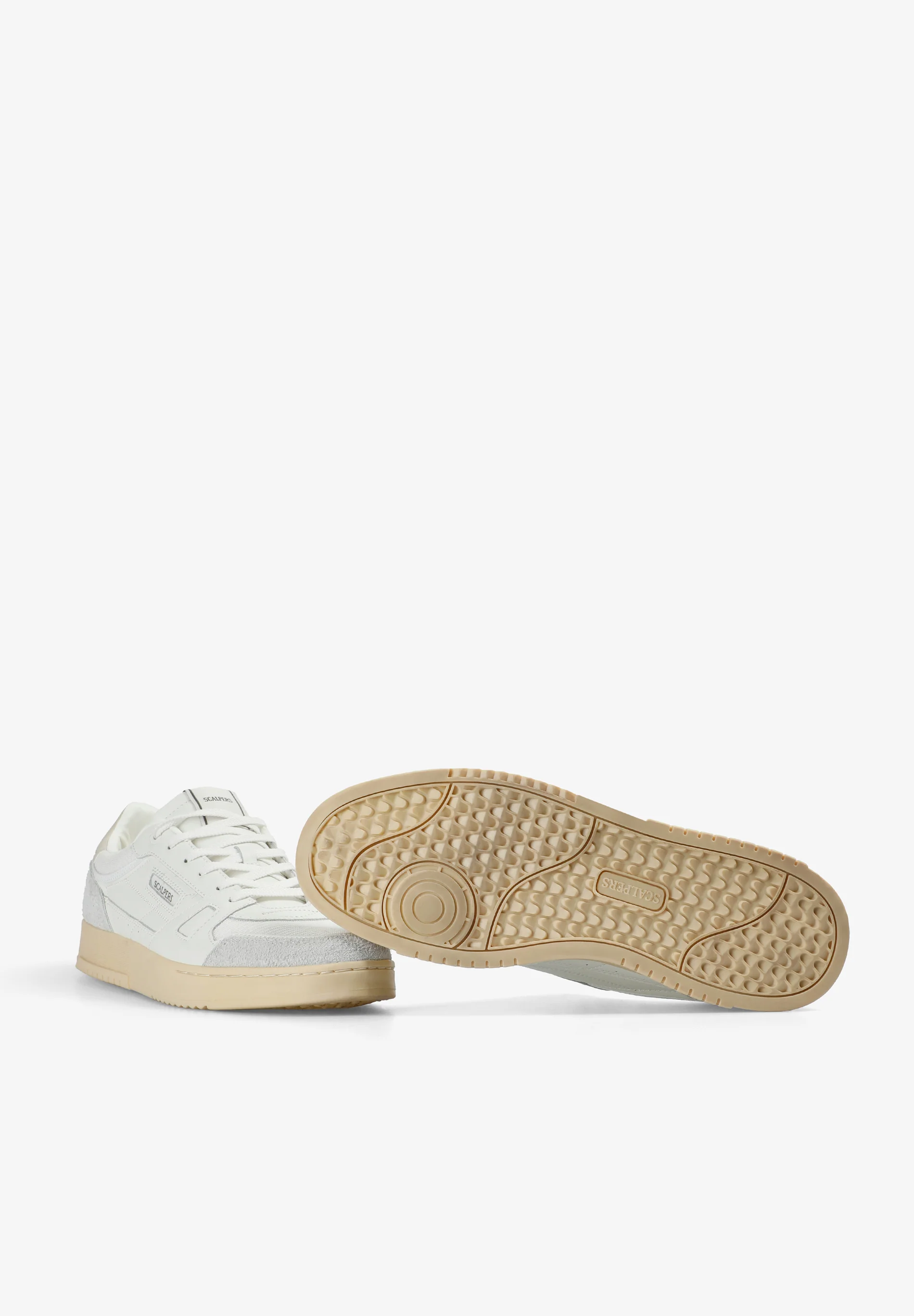SNEAKERS LOGO PIEL