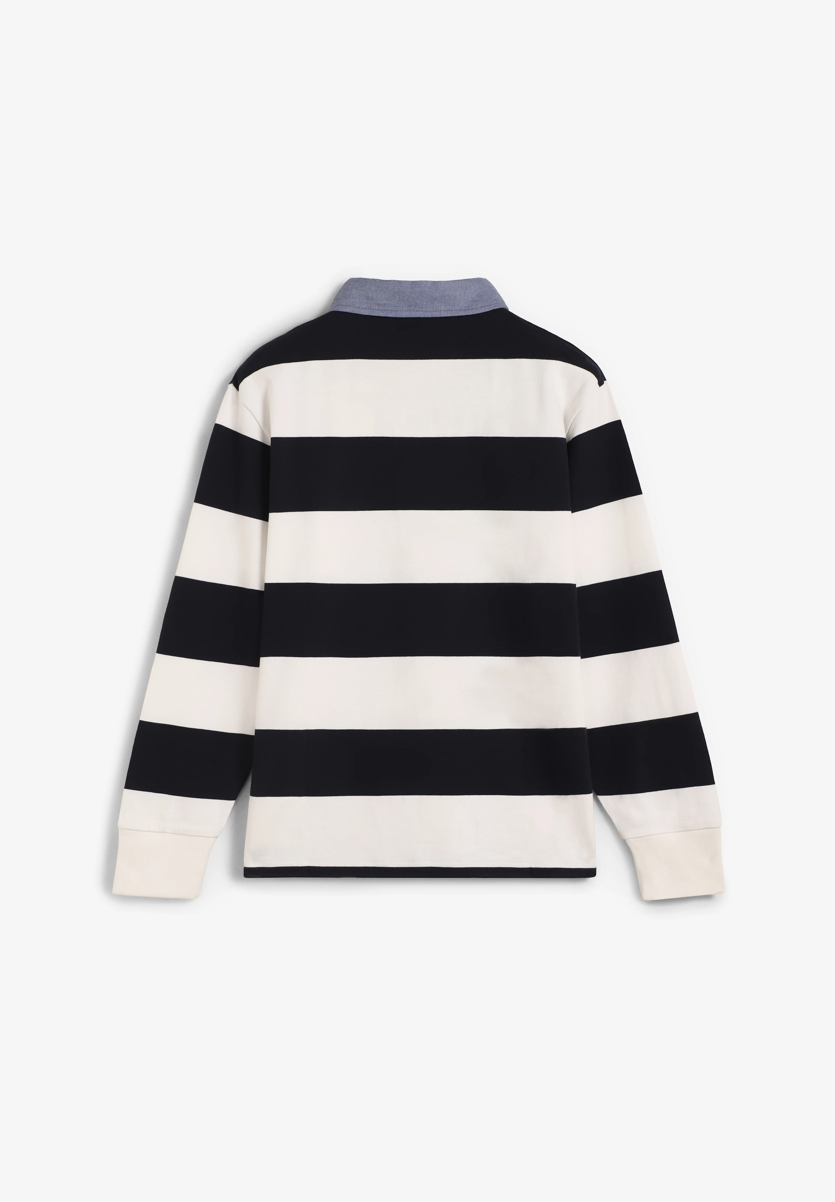 GANT | POLO REG CHAMBRAY STRIPE HEAVY RUGGER