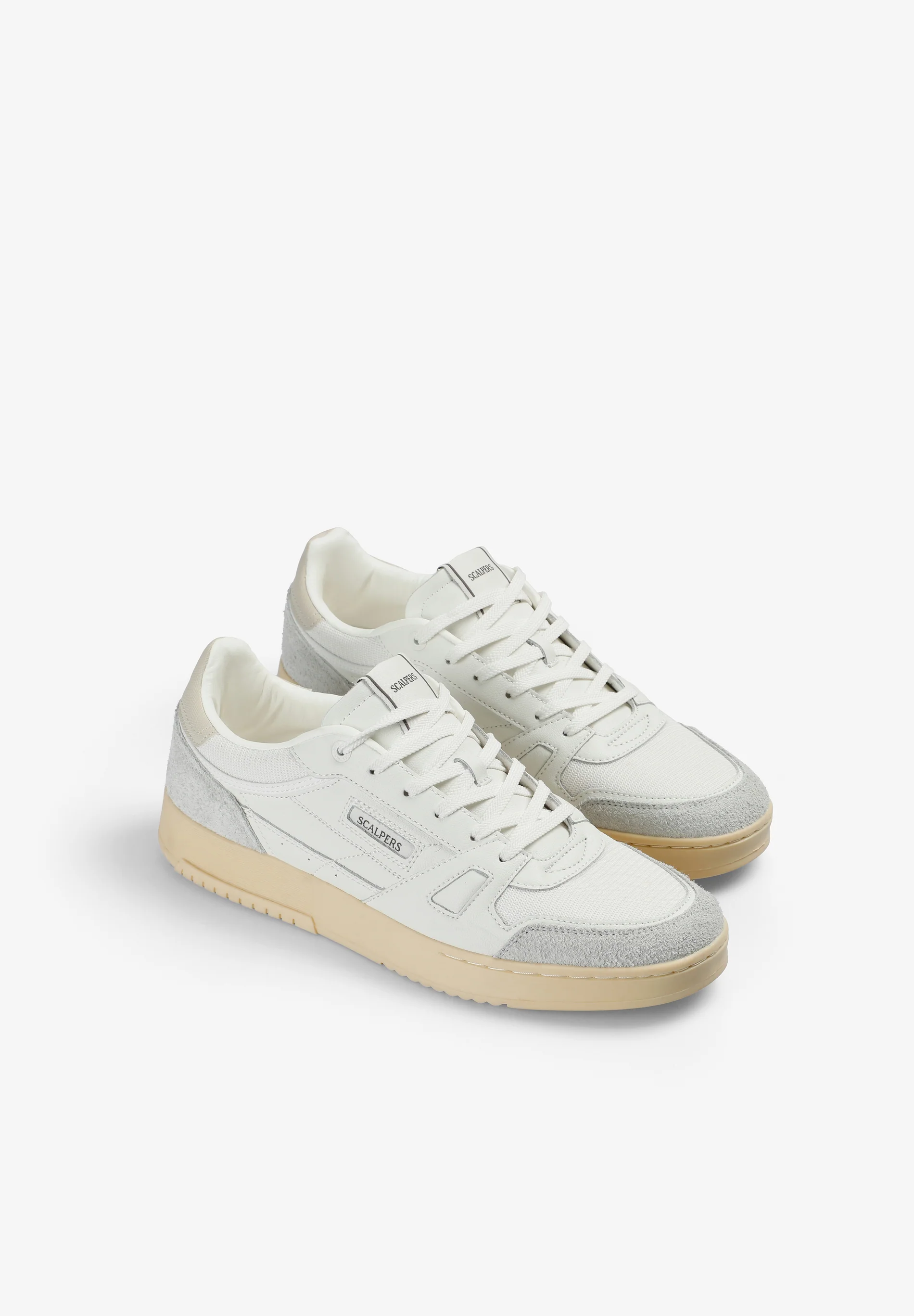 SNEAKERS LOGO PIEL