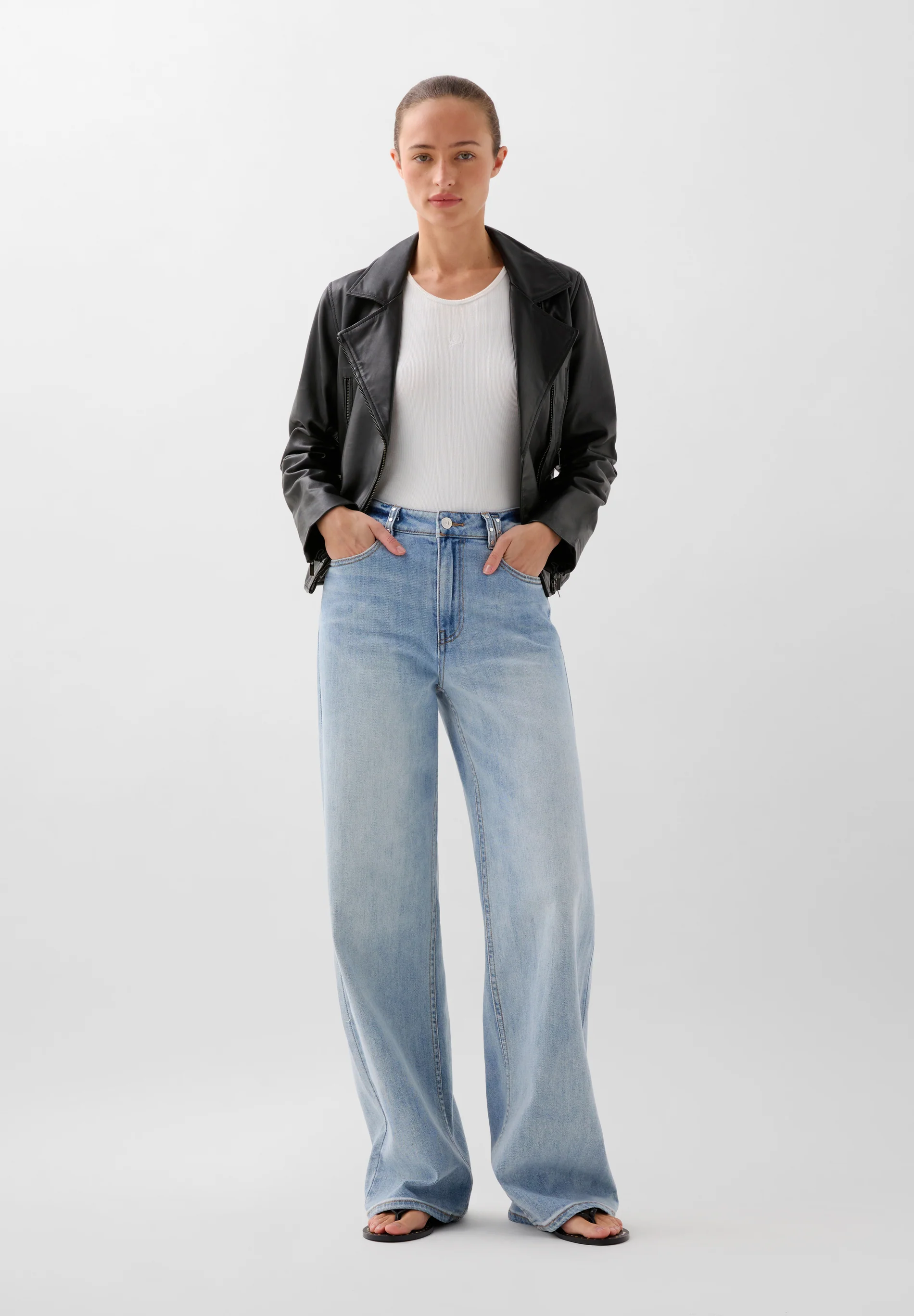 CAZADORA BIKER PIEL