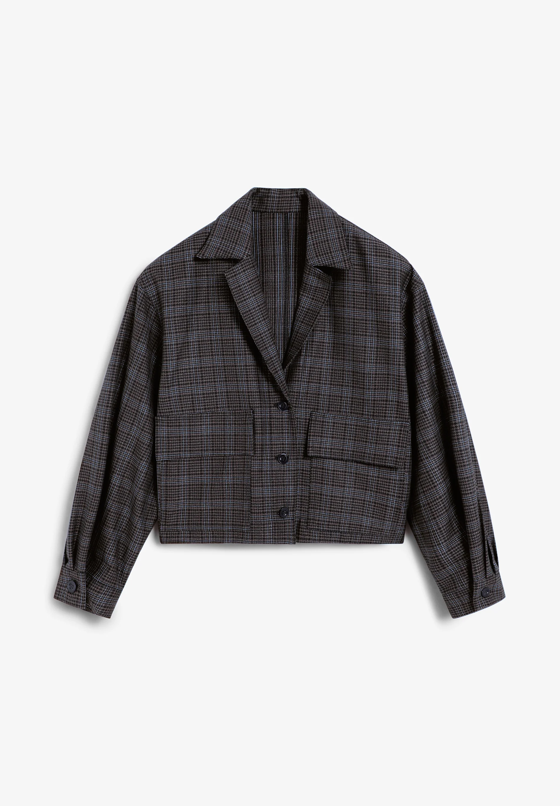 CHAQUETA CUADROS BOLSILLOS