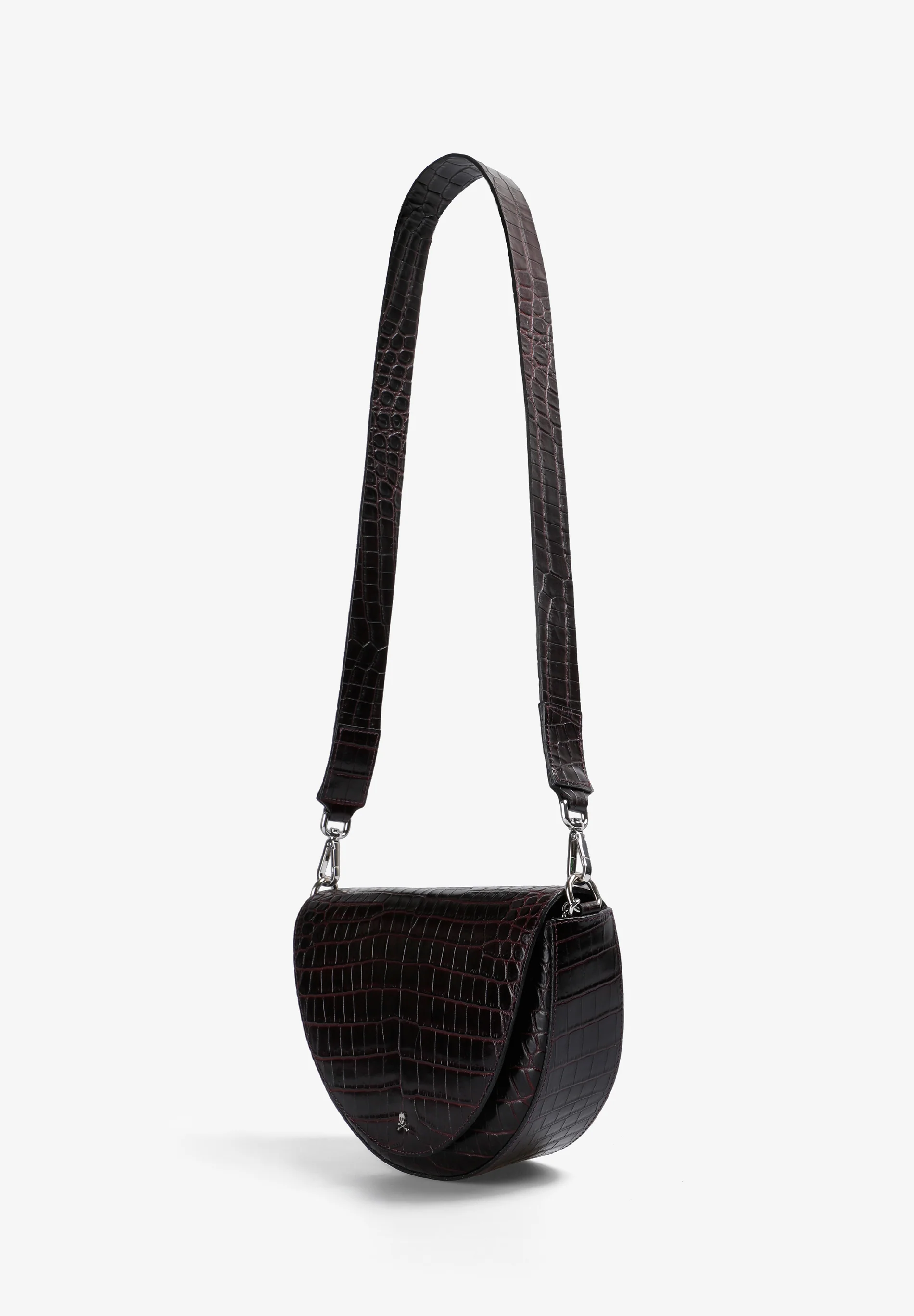 BOLSO PIEL GRABADA CADENA